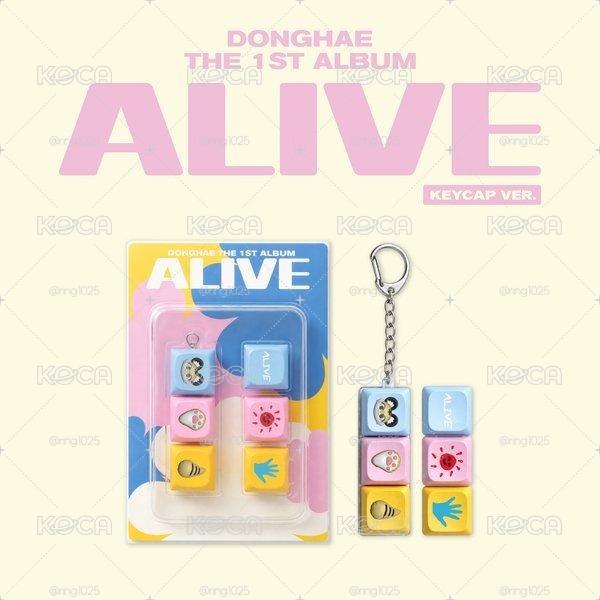 K4全新未拆 東海 ALIVE 專輯 鍵帽版本 + K4特典一張（隨機但可許願）全專