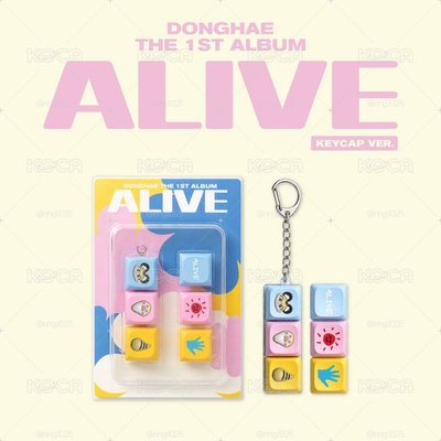 K4全新未拆 東海 ALIVE 專輯 鍵帽版本 + K4特典一張（隨機但可許願）全專