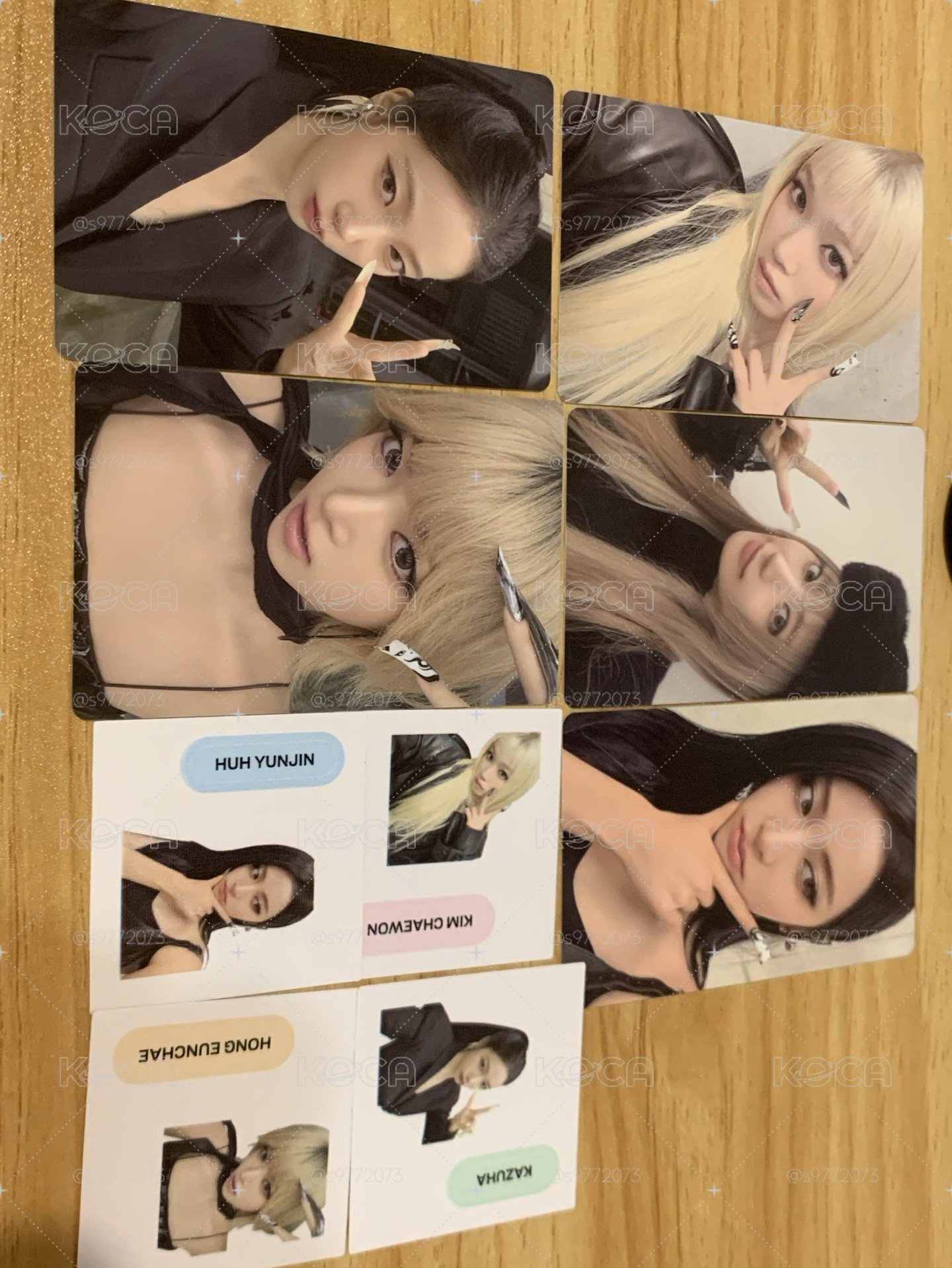 weverse特典一套+貼紙（無櫻貼紙）