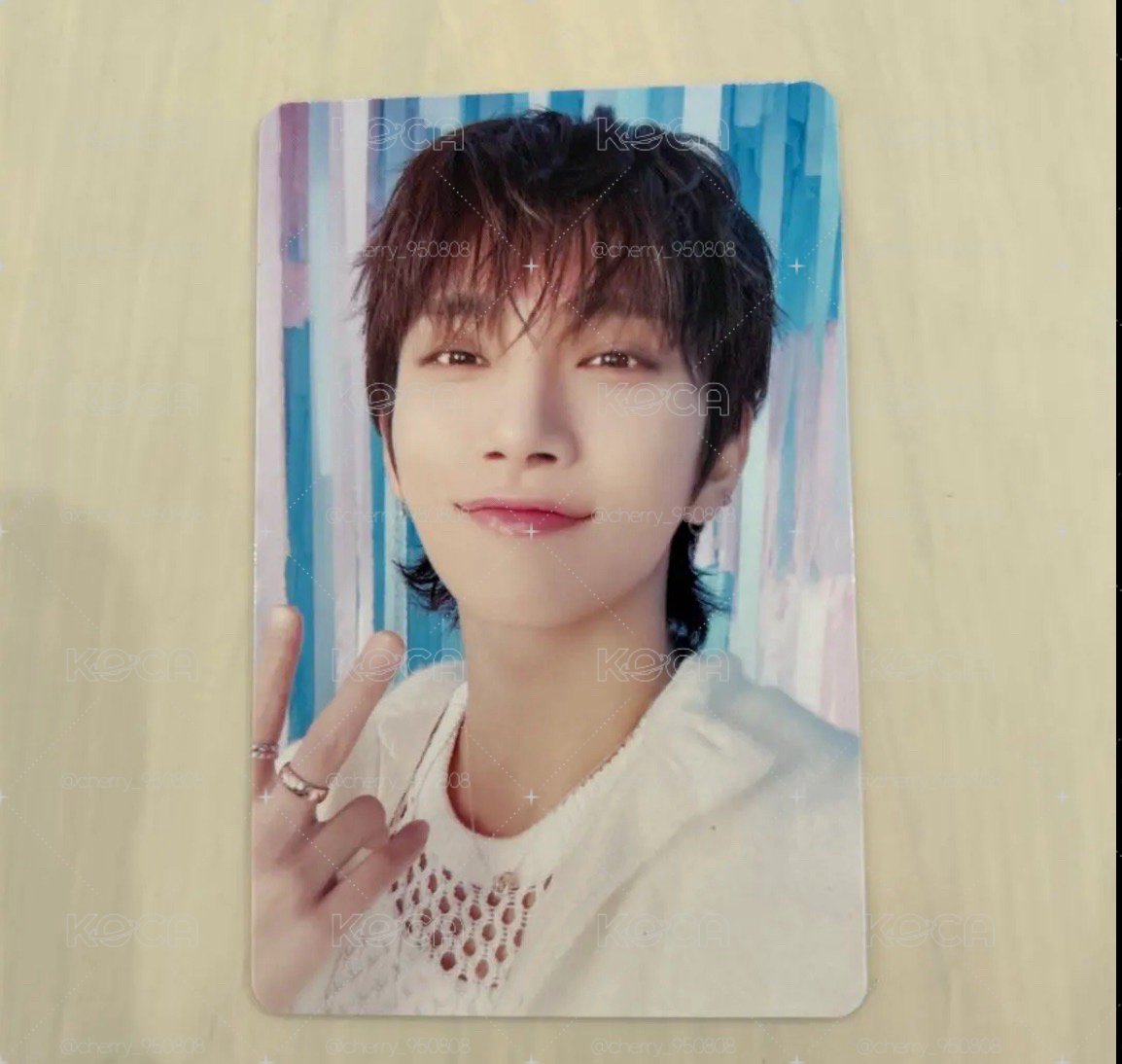 SEVENTEEN 洪知秀  YAKUSOKU FC特典卡