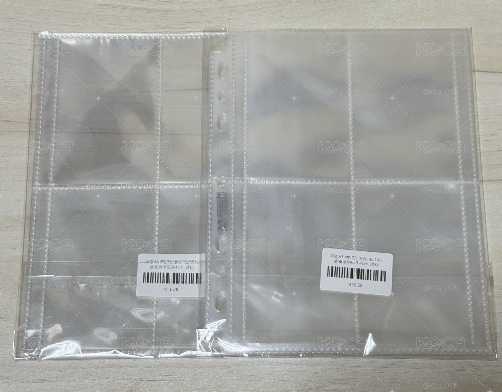 萌貓 三寸緊湊款內頁 超透款15張