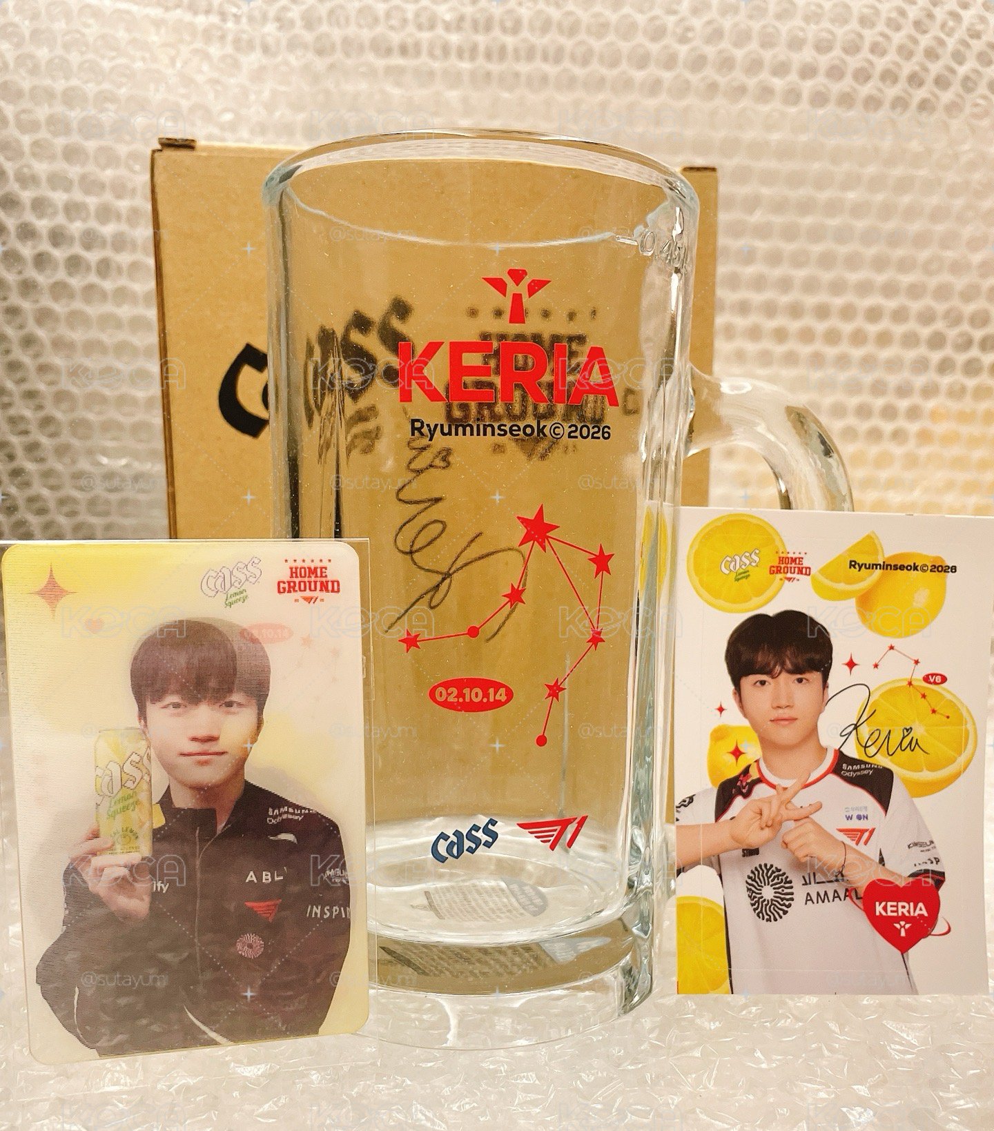 cass2.0 Keria 玻璃酒杯+變化卡+貼紙