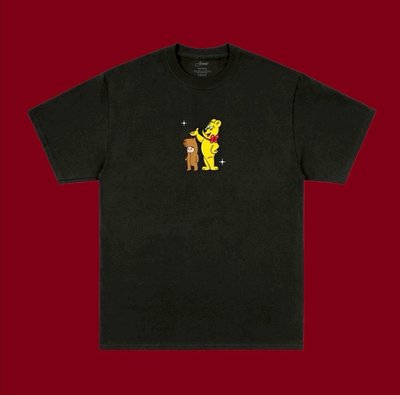 Jennie x Haribo 小熊軟糖短袖T恤-黑M