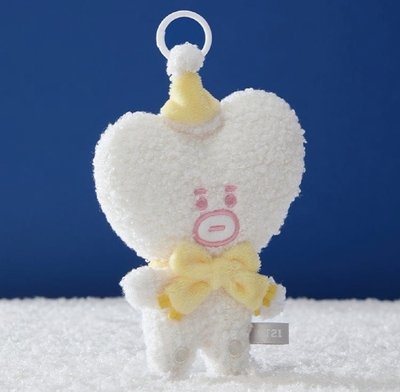 BT21 SNOWMAN PLUSH KEYRING
