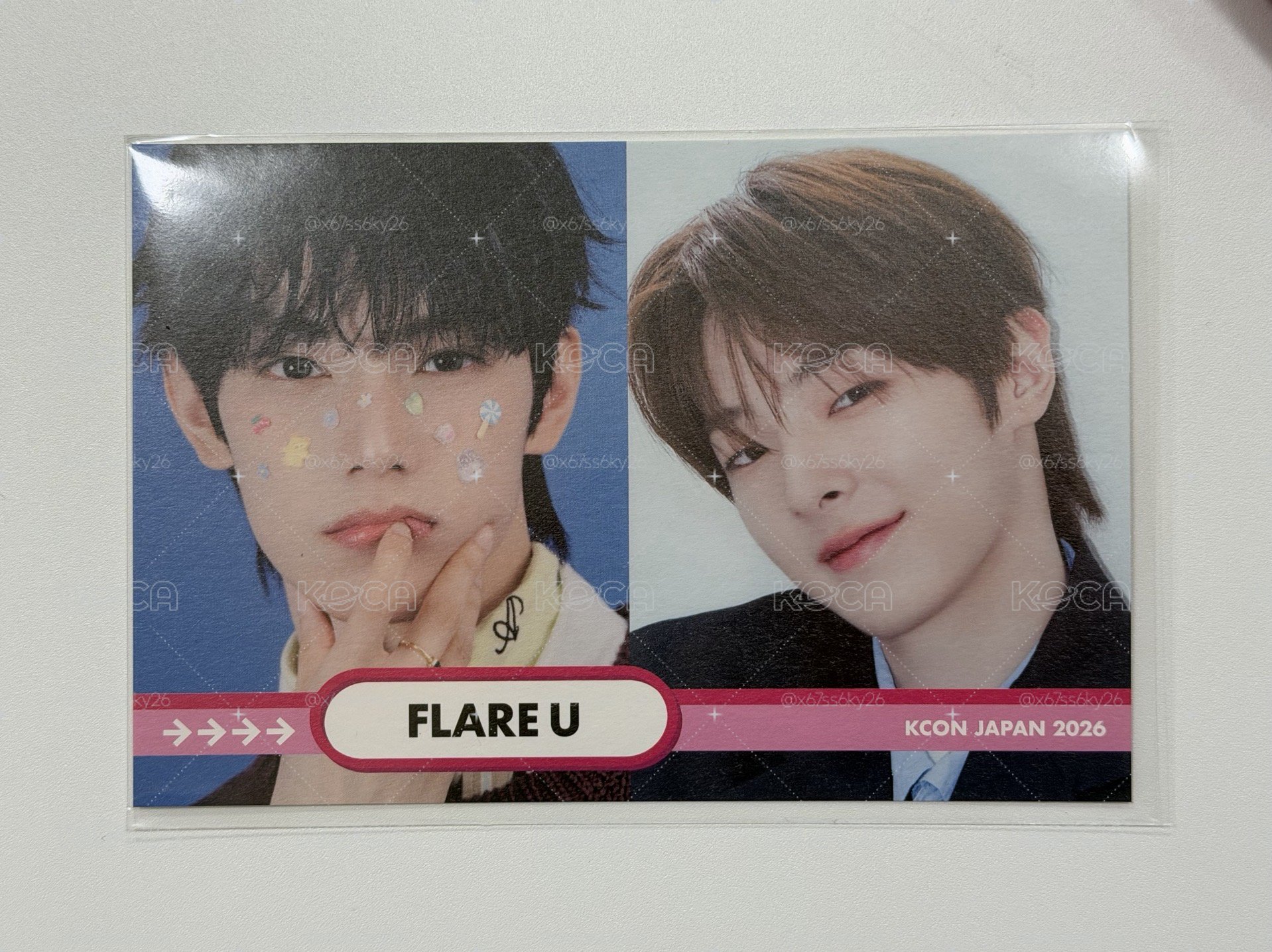 Flare U Kcon 線上一番賞E賞明信片