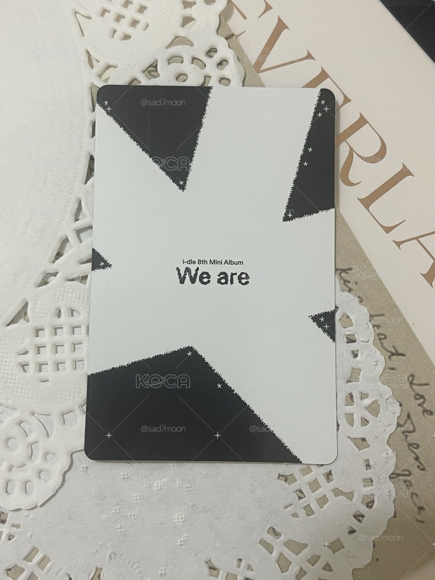  【無包手】We are 專輯卡 Poca ver.C ver. 妮