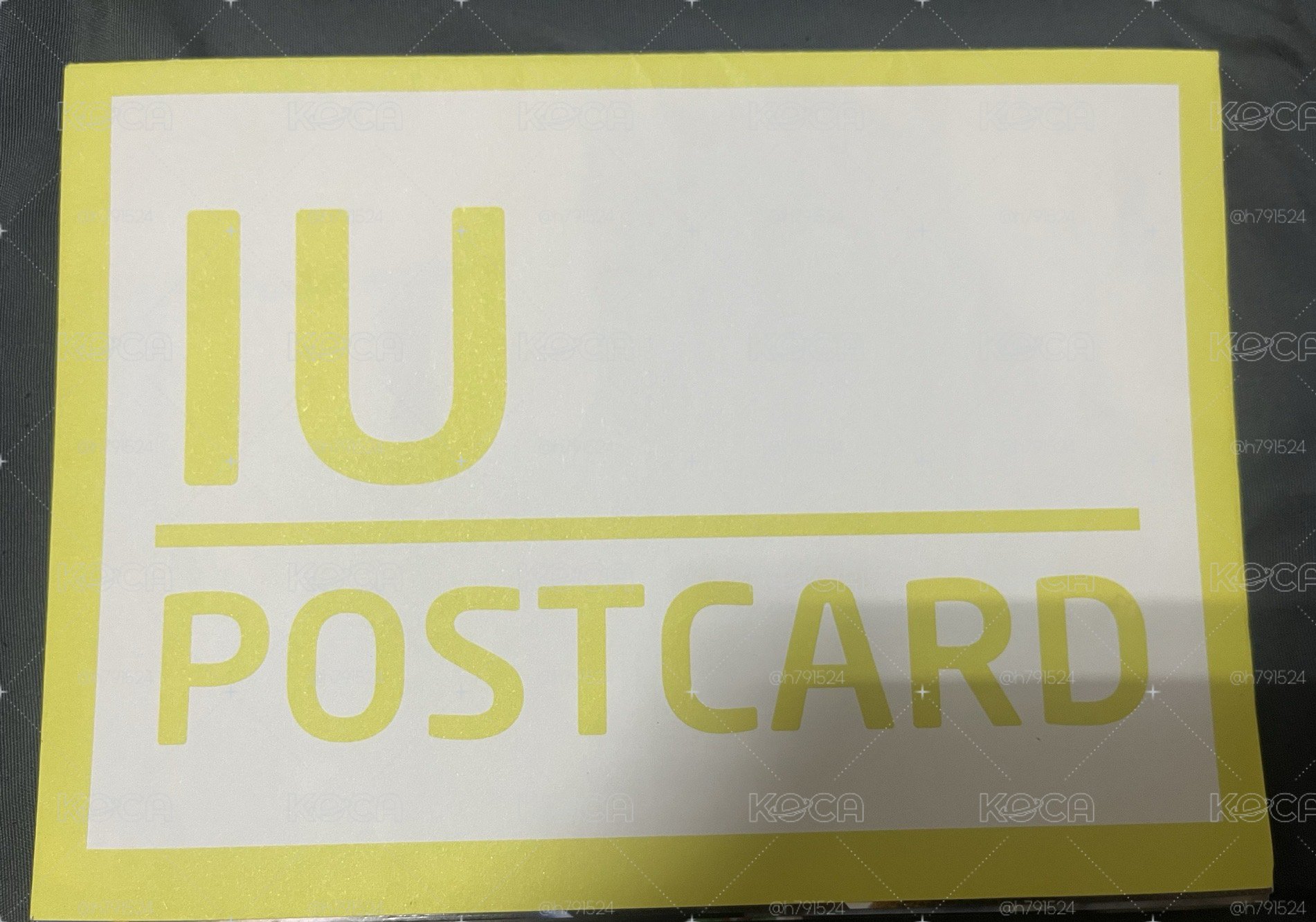 IU 李知恩 二十歲的春天 明信片
