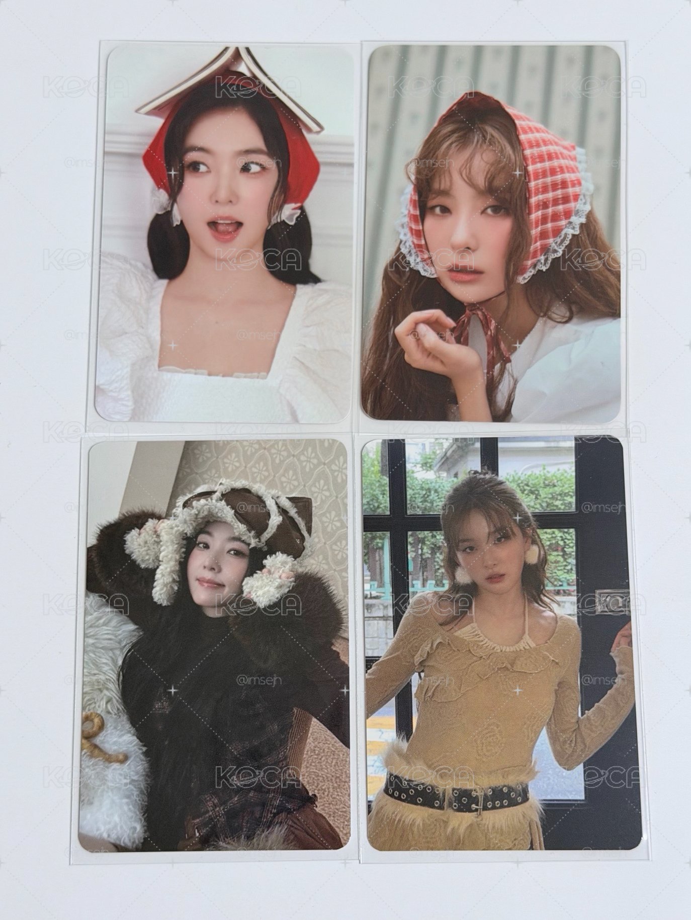 Irene,Seulgi年曆隨機卡、特典