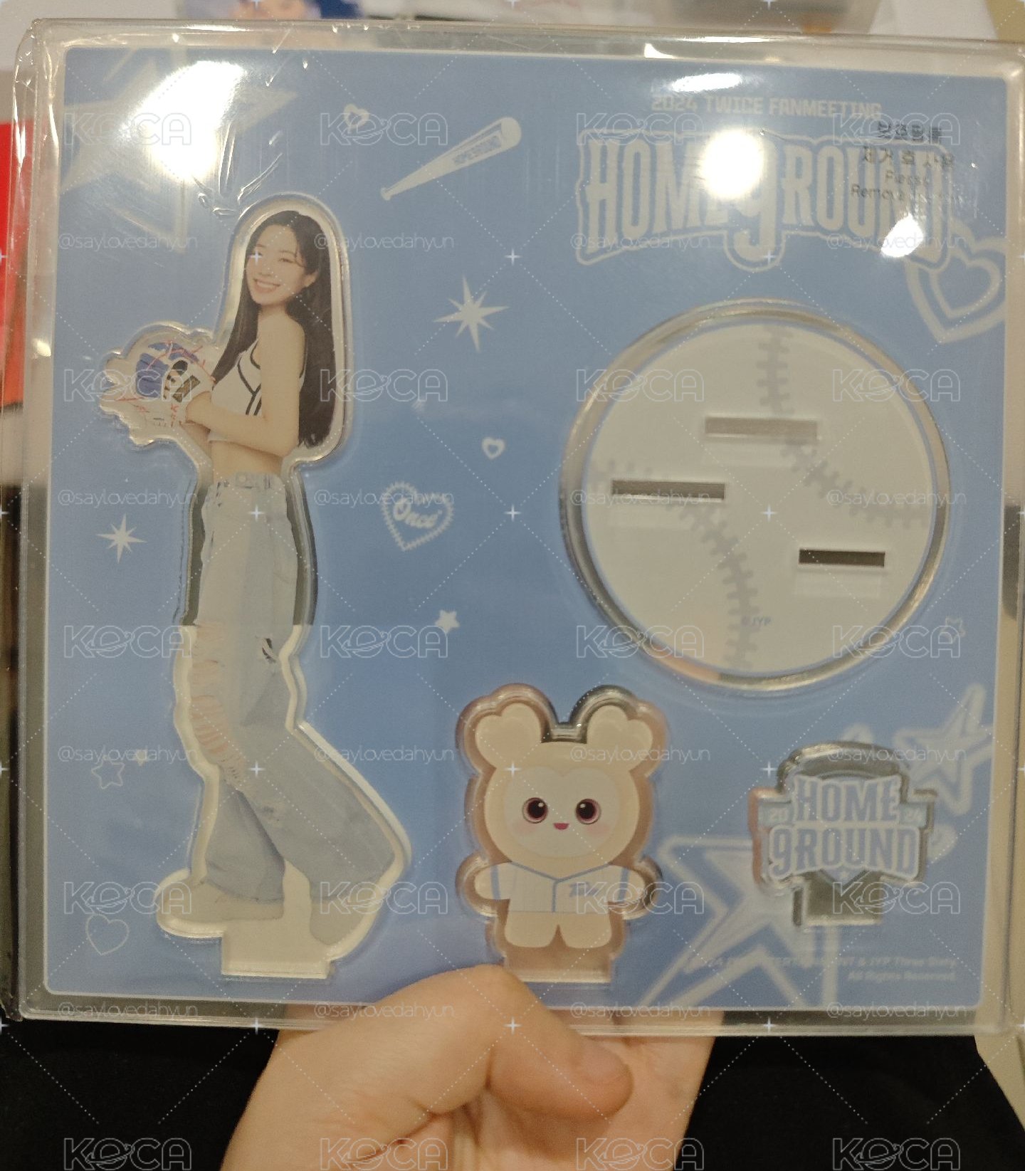 九週年立牌