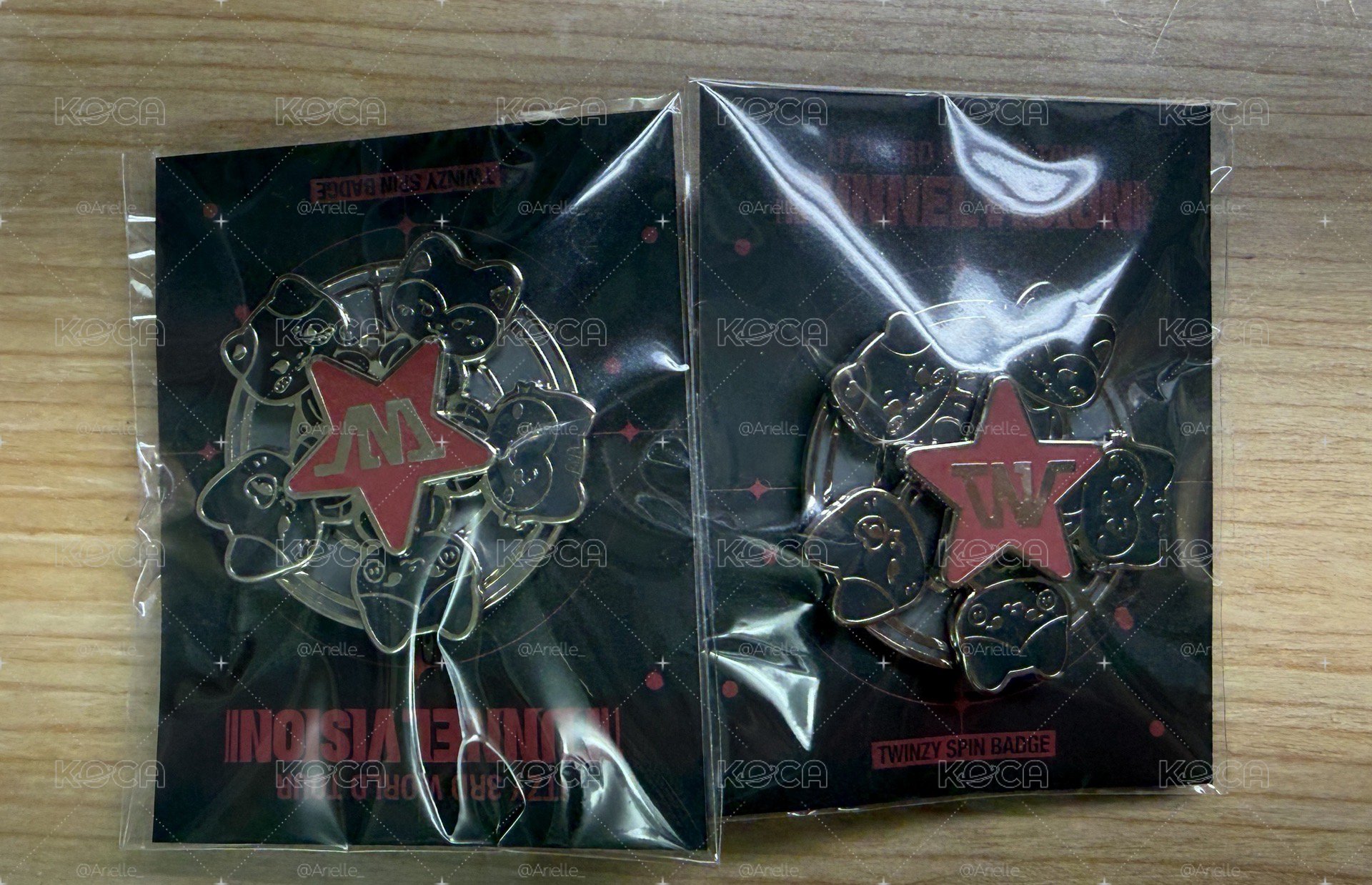 三巡 徽章 TWINZY旋轉徽章