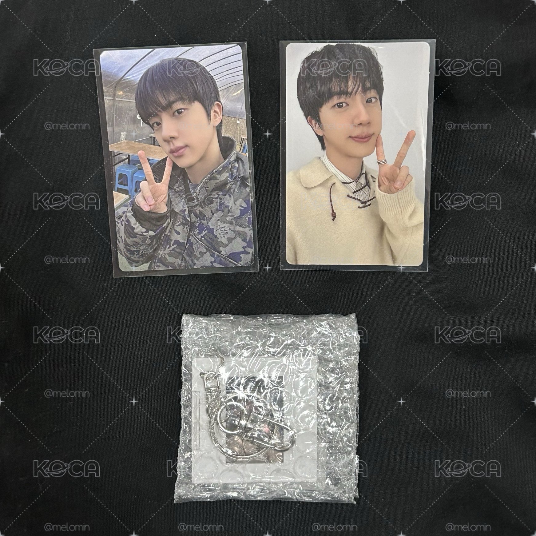 BTS 阿里郎特典卡+吊飾 碩珍