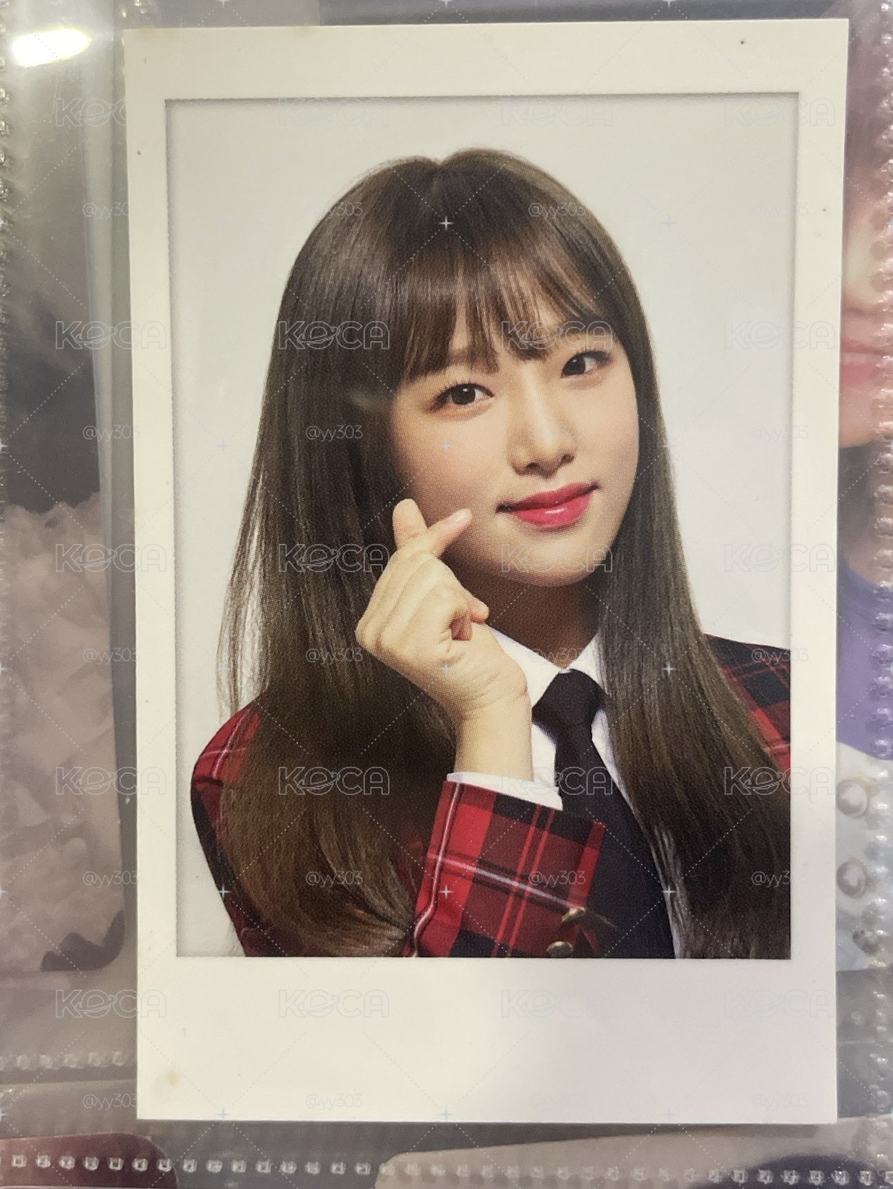 izone yena 崔叡娜 拍立得