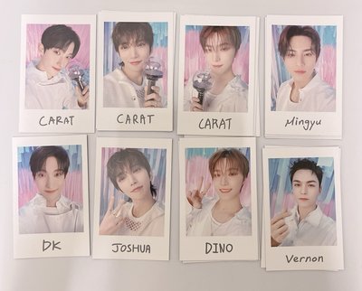 SEVENTEEN 日本FM YAKUSOKU 飯咪周邊  INSTANT PHOTO STICKER CARD 拍立得