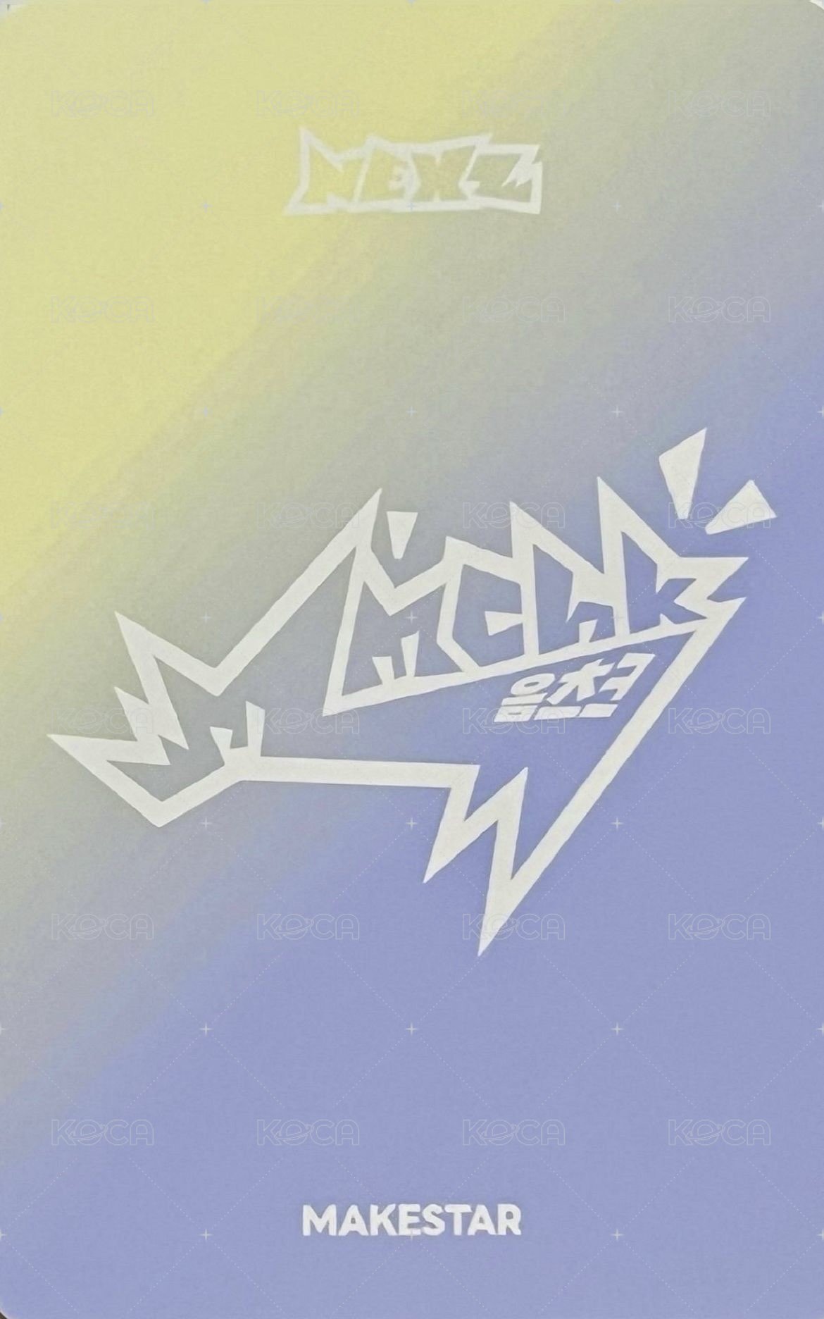 Mmchk ms 幸運卡  背面