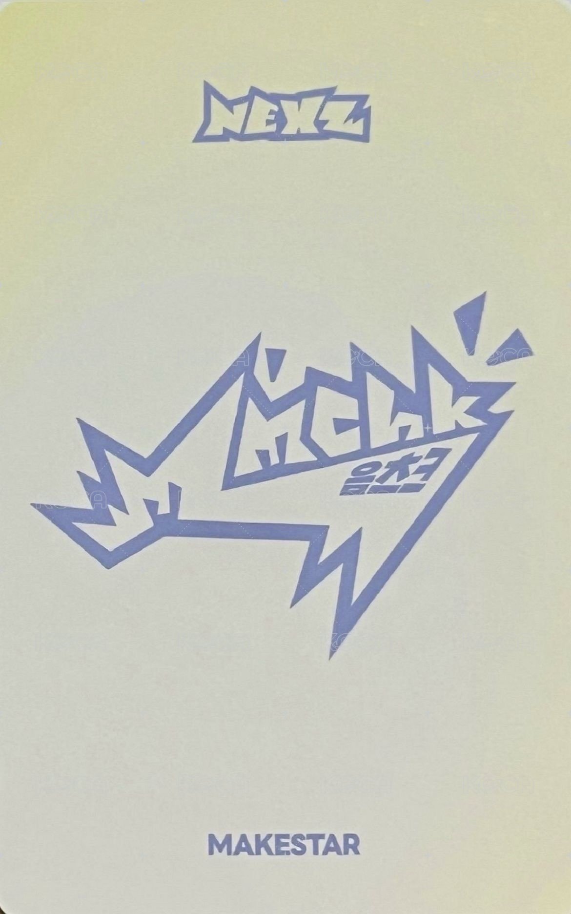 Mmchk ms 幸運卡  背面