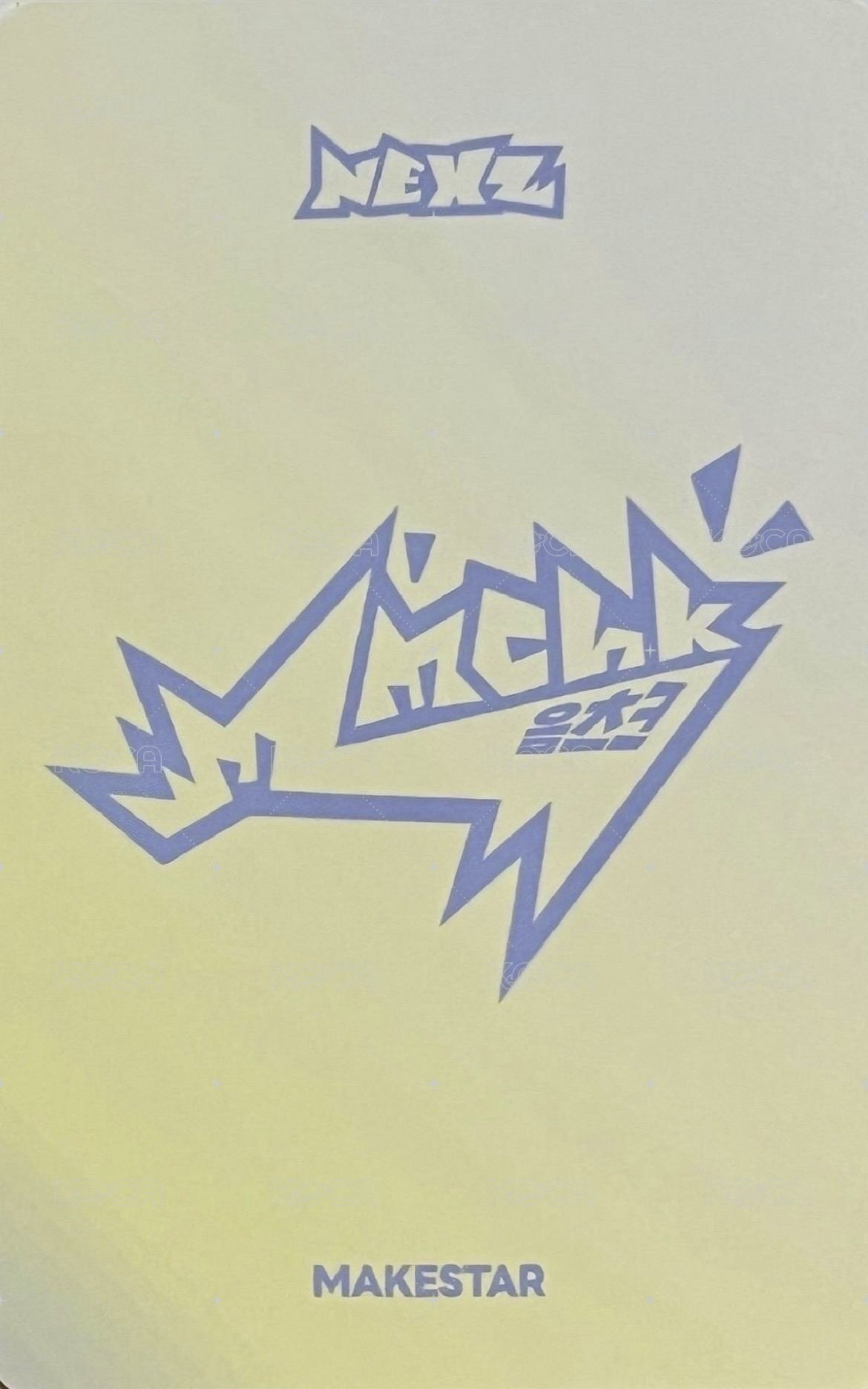 Mmchk ms 幸運卡  背面