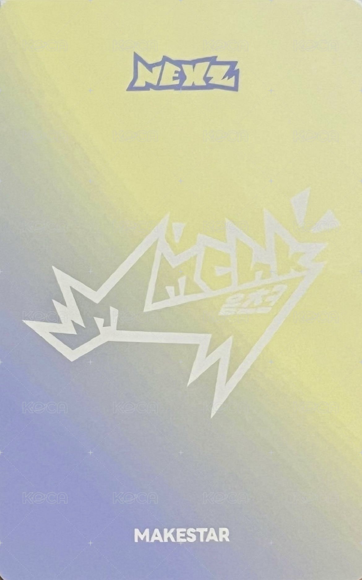 Mmchk ms 幸運卡  背面