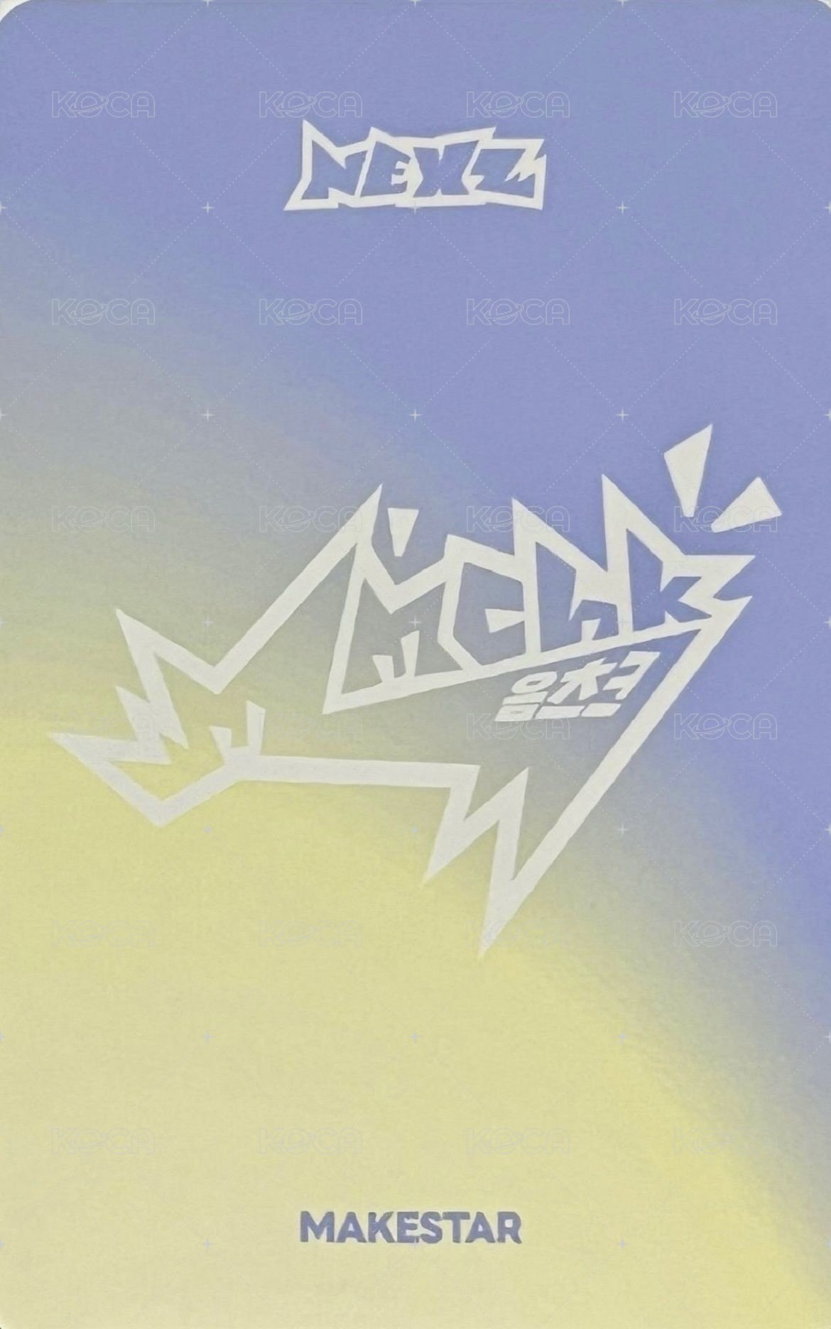 Mmchk ms 幸運卡  背面