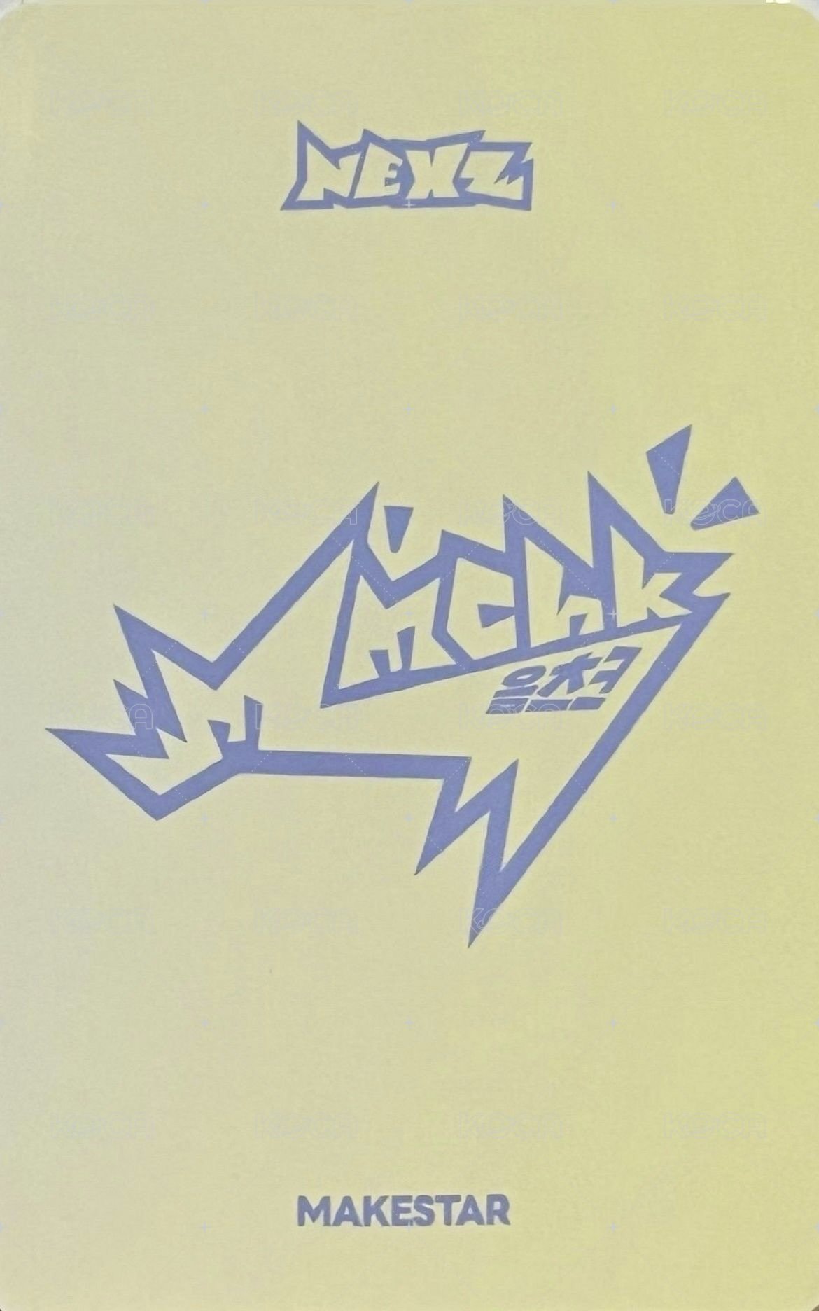 Mmchk ms 幸運卡  背面