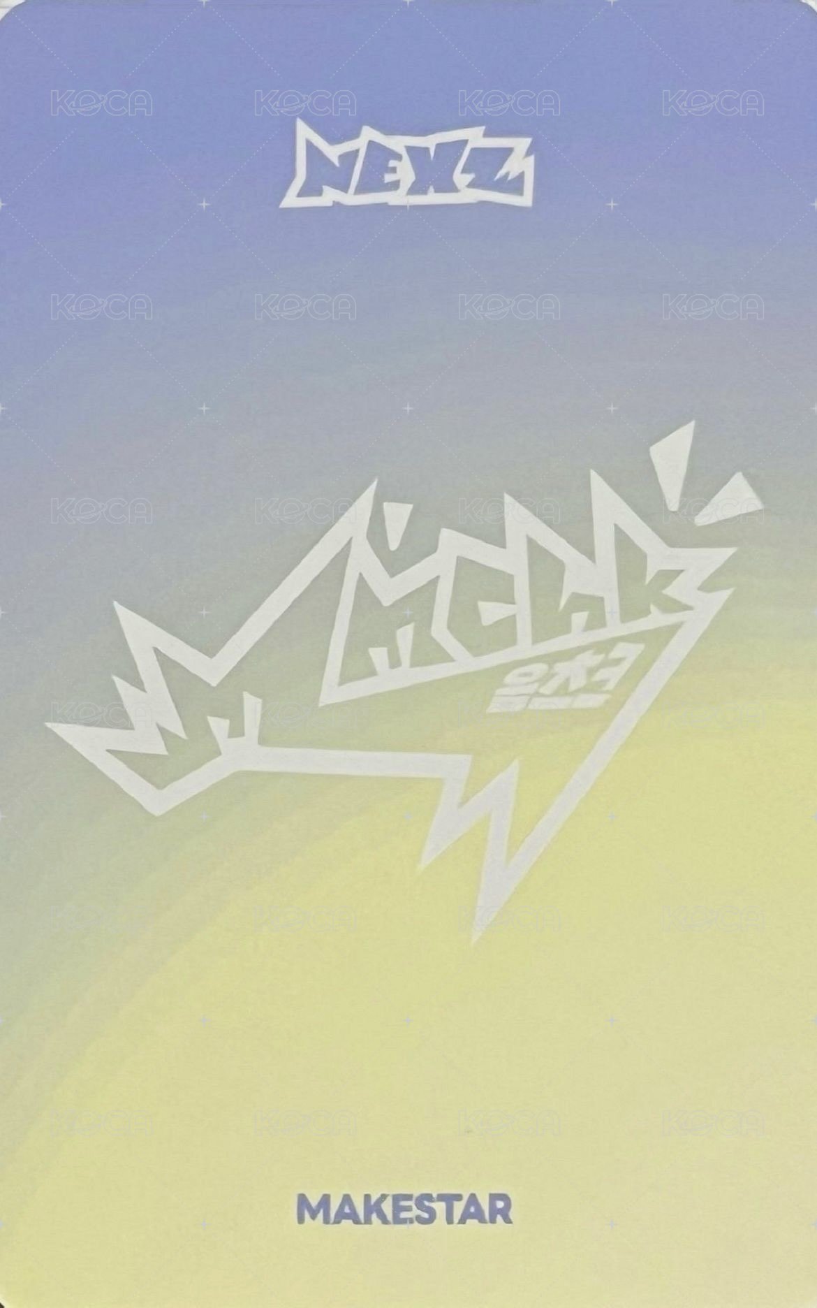Mmchk ms 幸運卡  背面