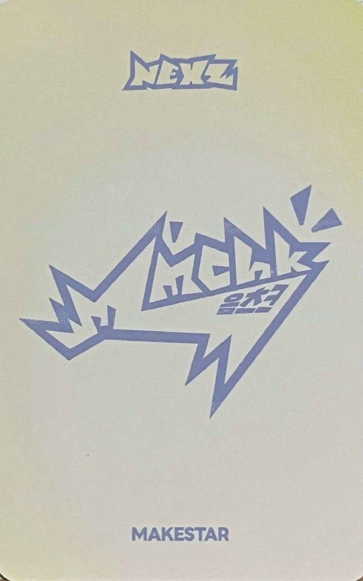 Mmchk ms 幸運卡  背面