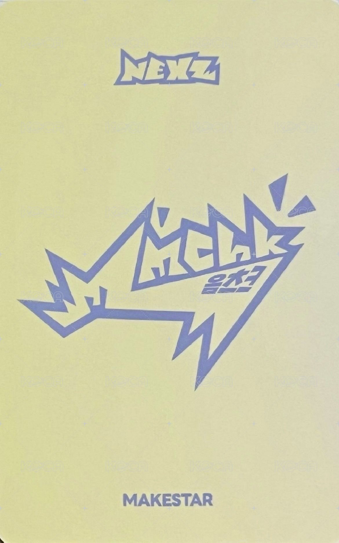 Mmchk ms 幸運卡  背面