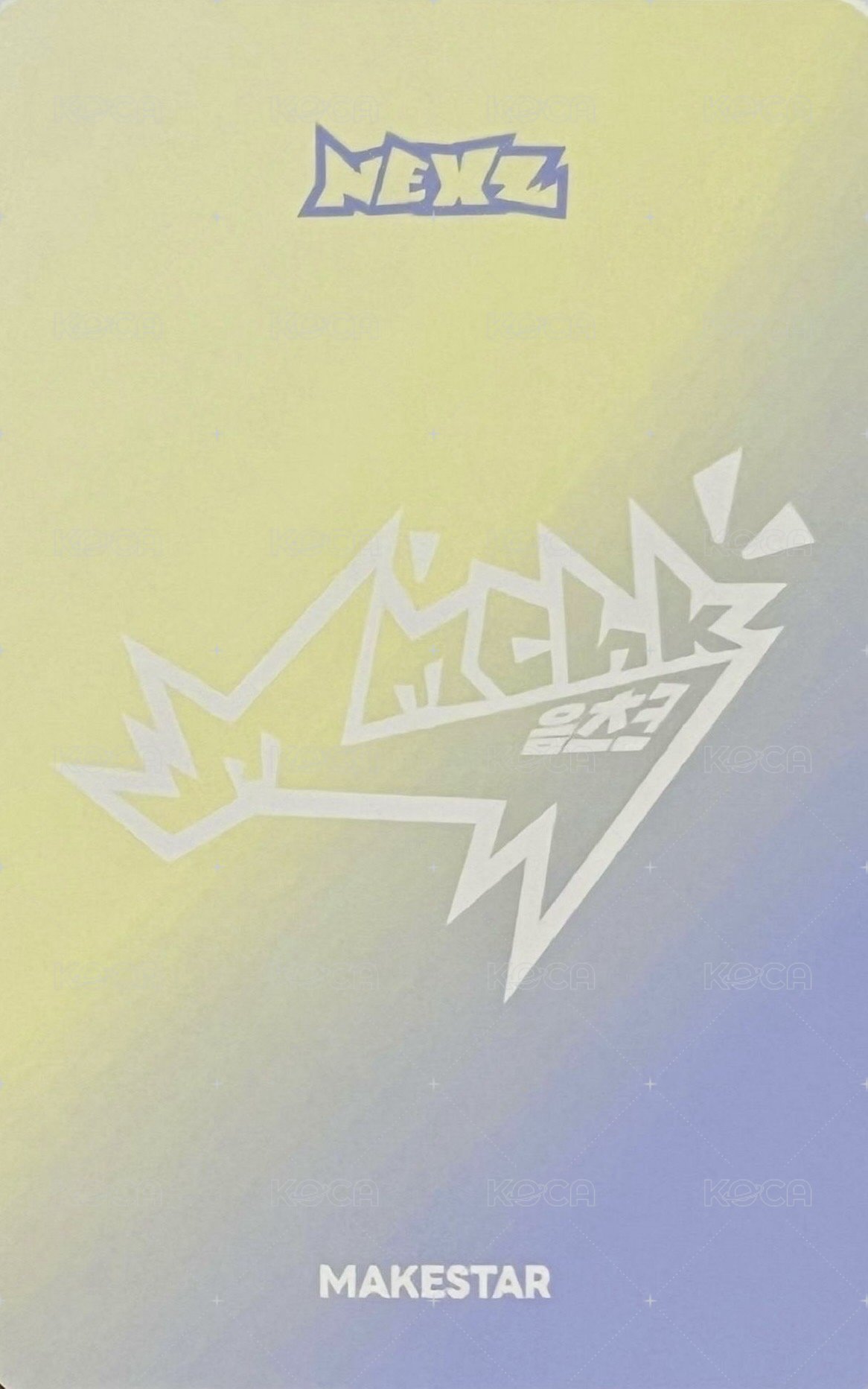 Mmchk ms 幸運卡  背面