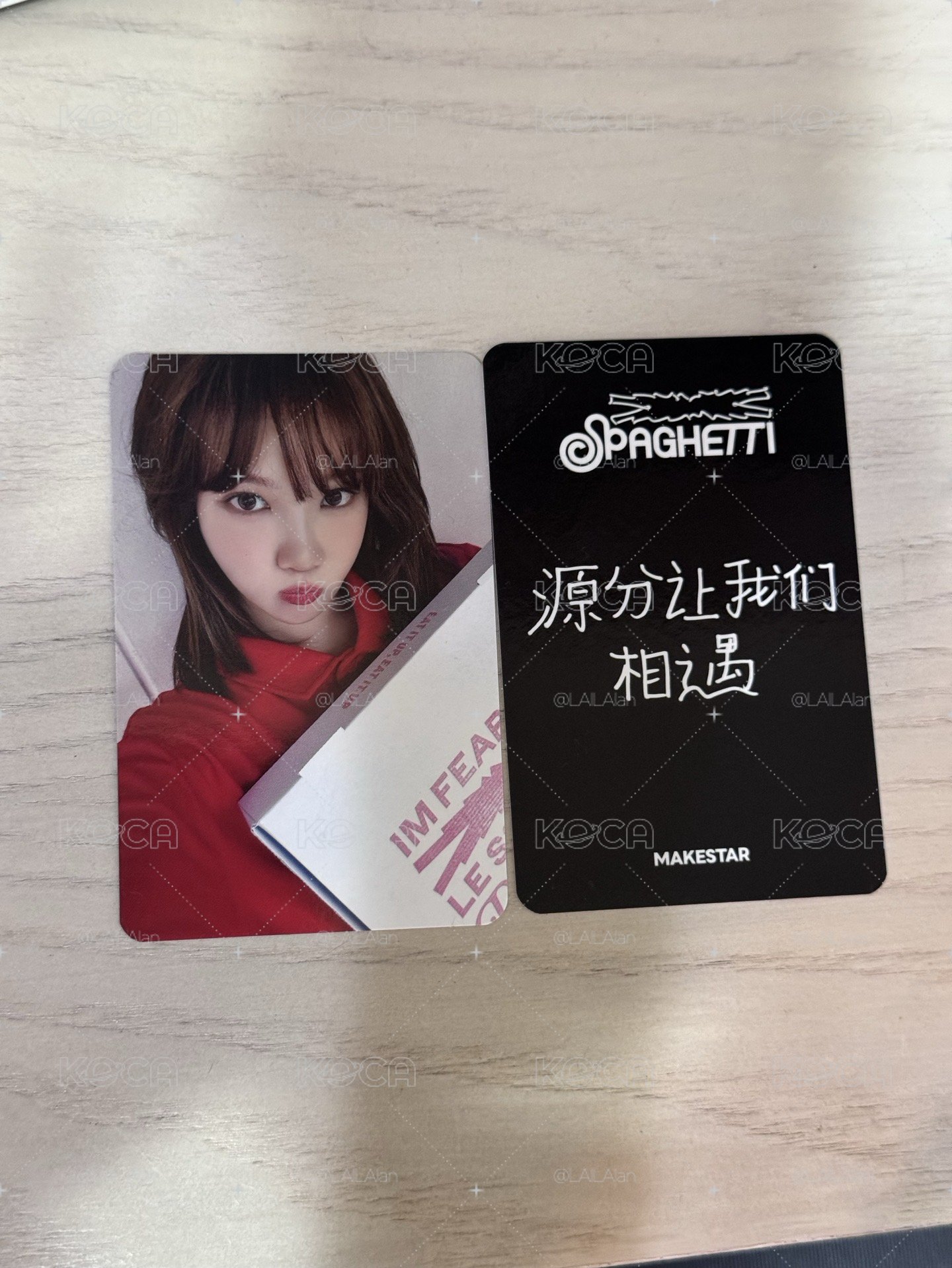MS指定 中文卡背！