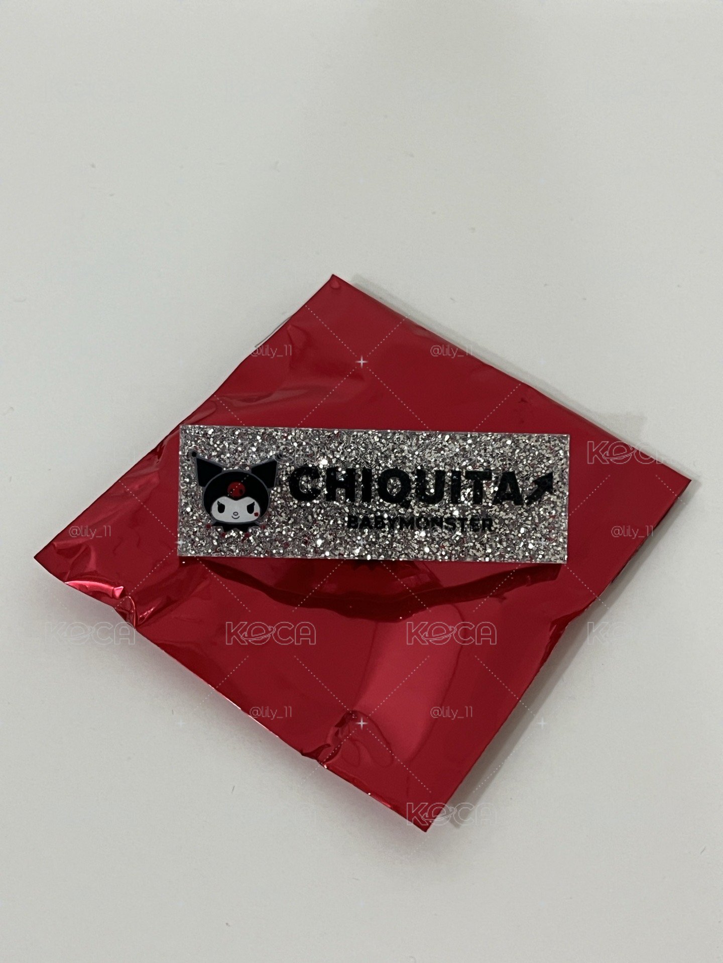 BABYMONSTER X KUROMI｜Chiquita｜姓名牌