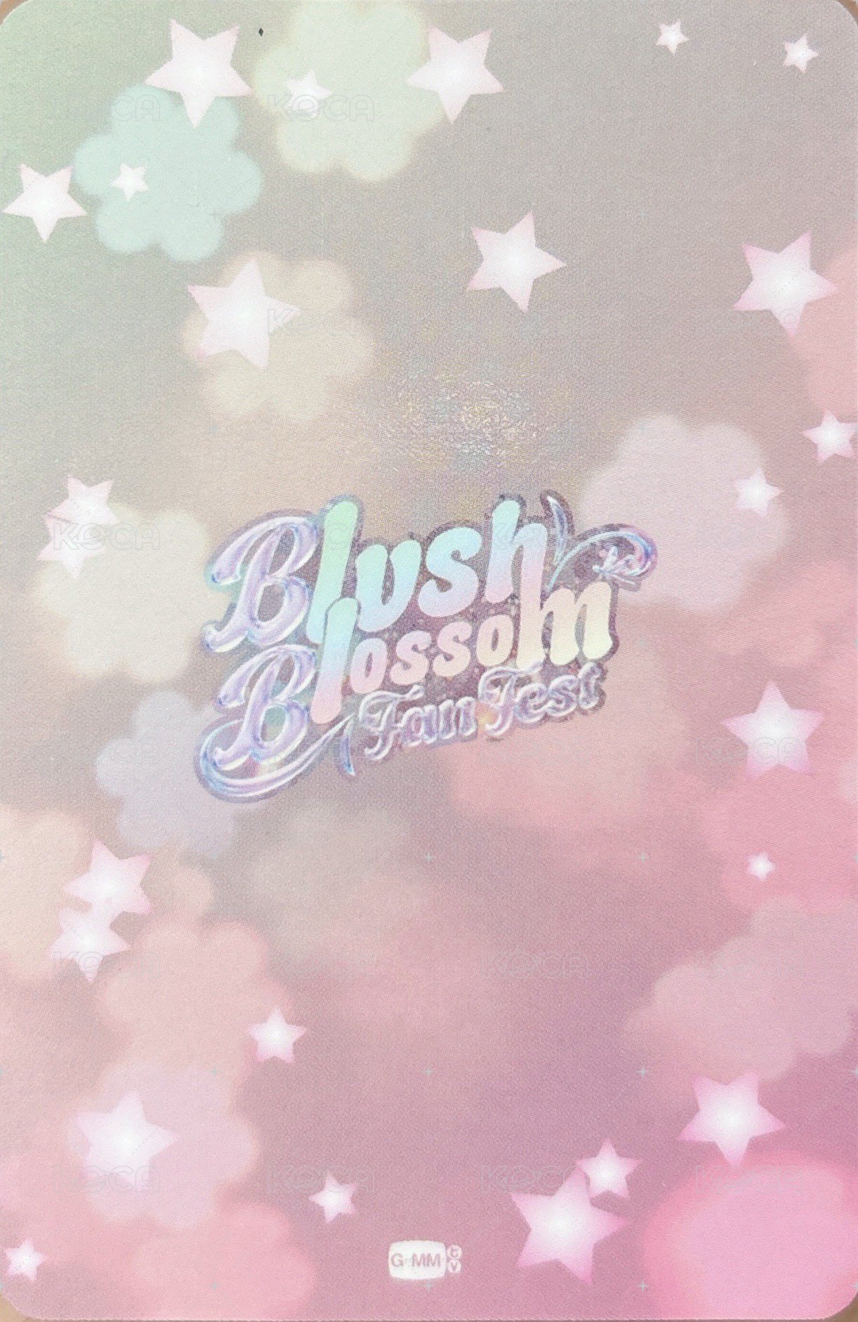 BBFanFest MILKLOVE DVD 周邊卡 B 背面