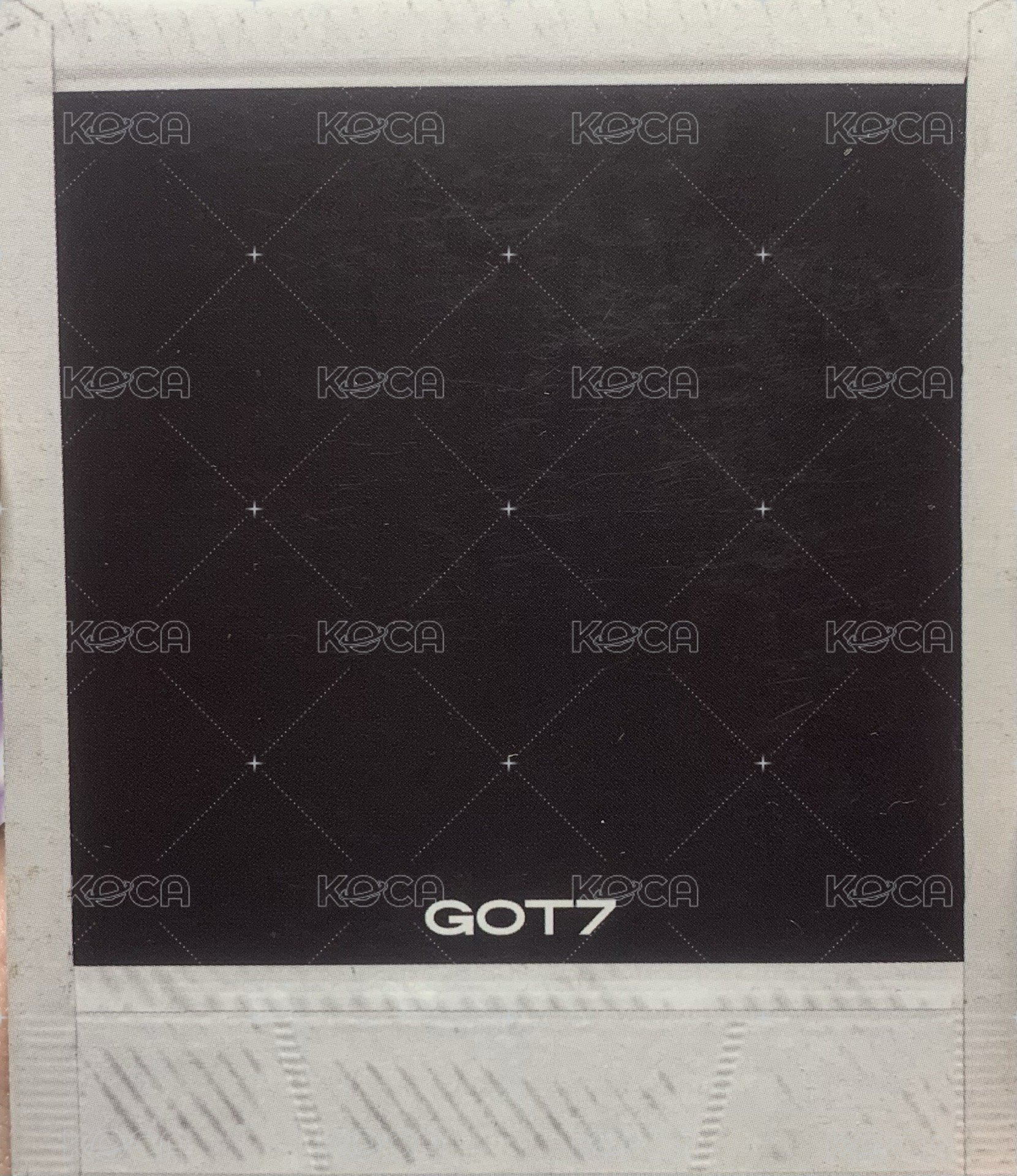 GOT7 專輯卡 彩色拍立得 背面