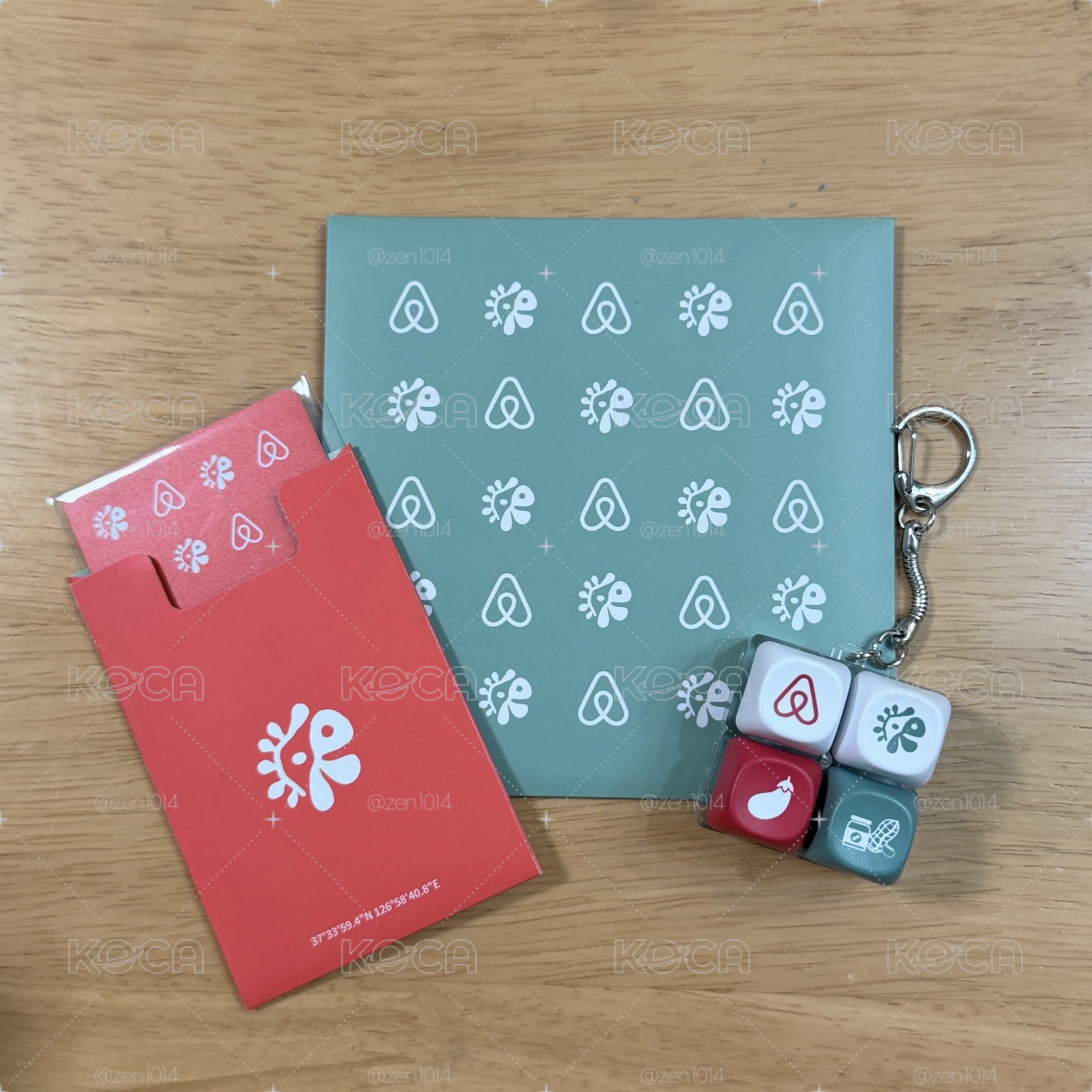 在台現貨💚Airbnb小卡一套 房卡 鑰匙圈