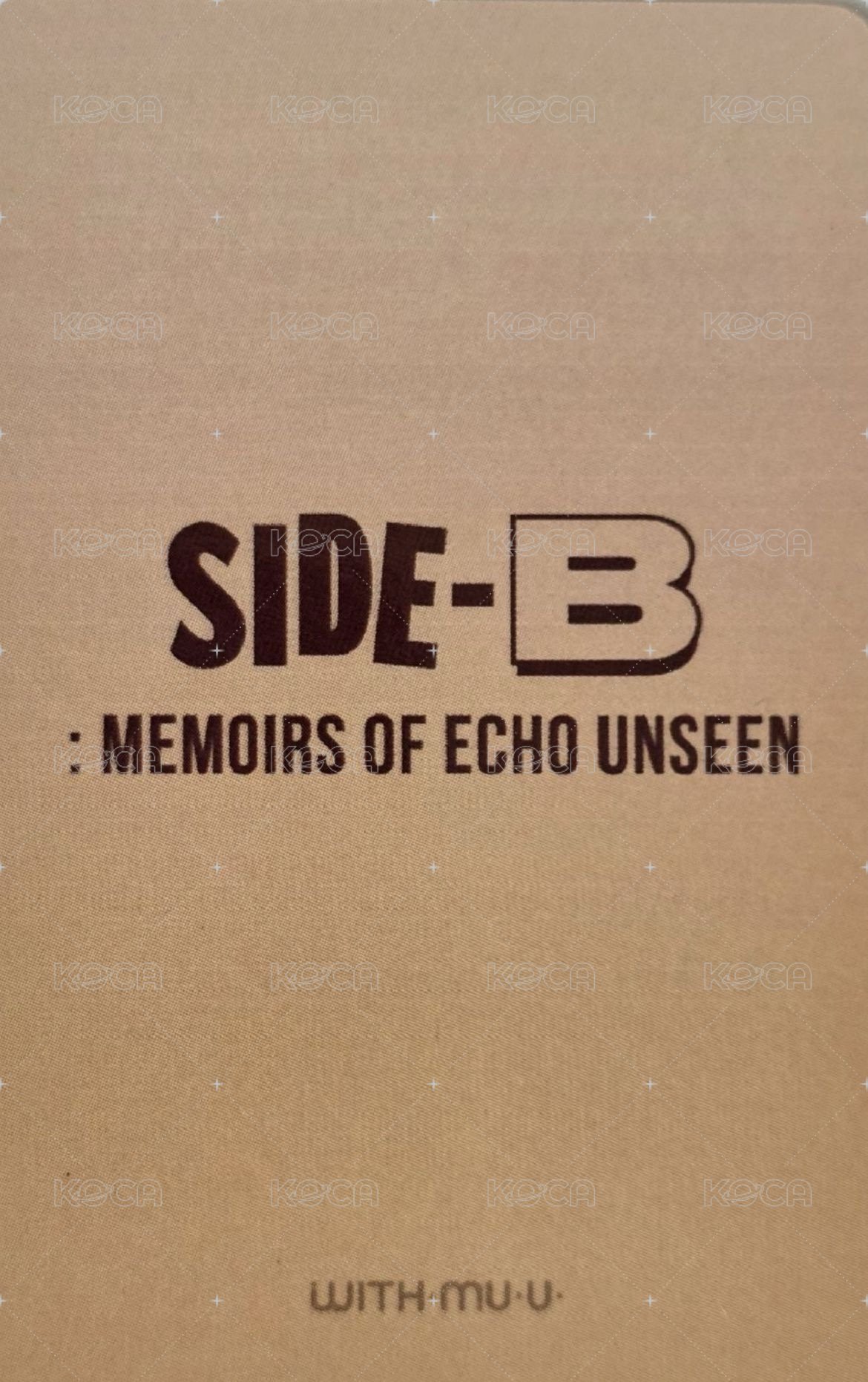 side-B wm 4.0 簽售卡  背面