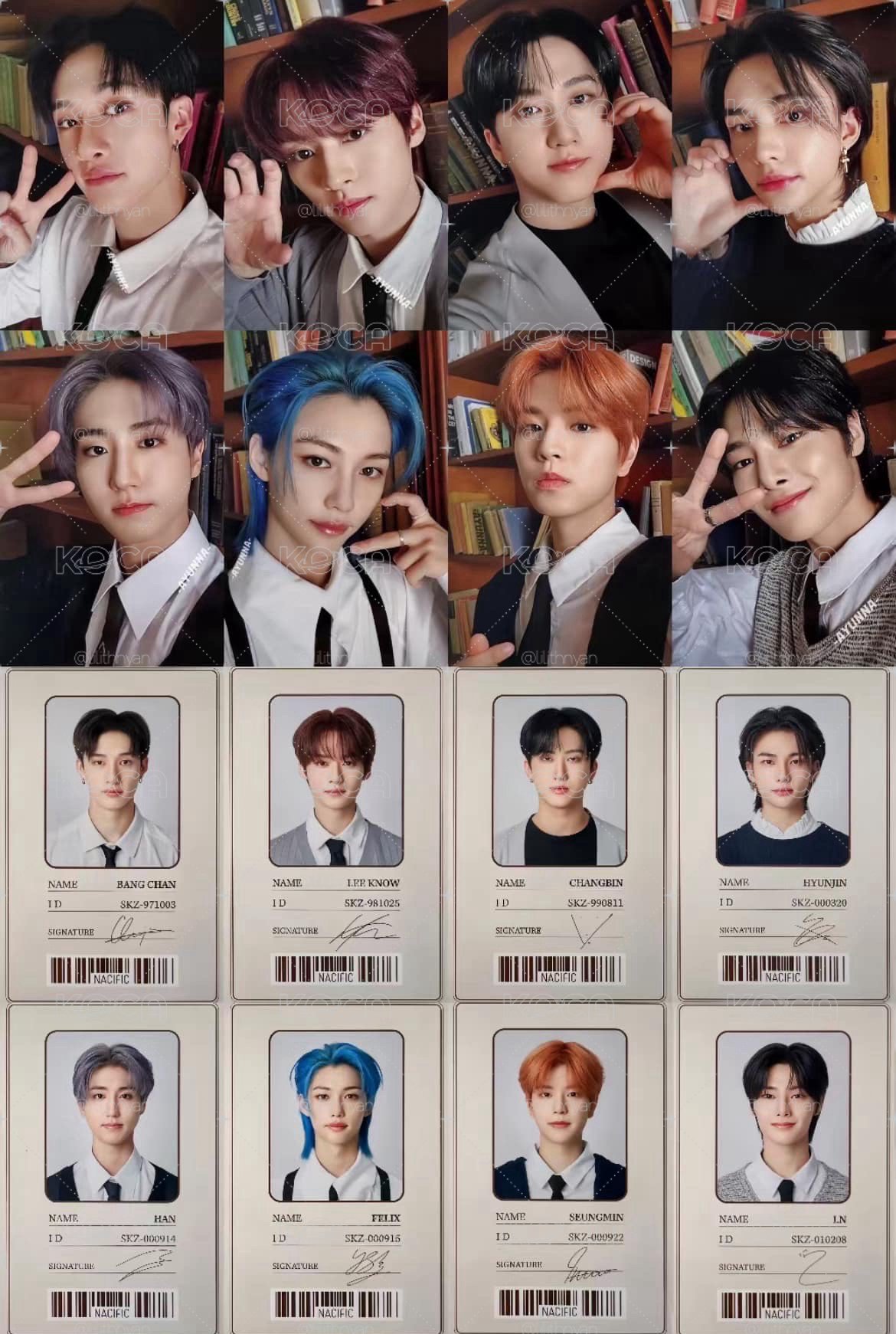 skz 化妝品卡 套卡
