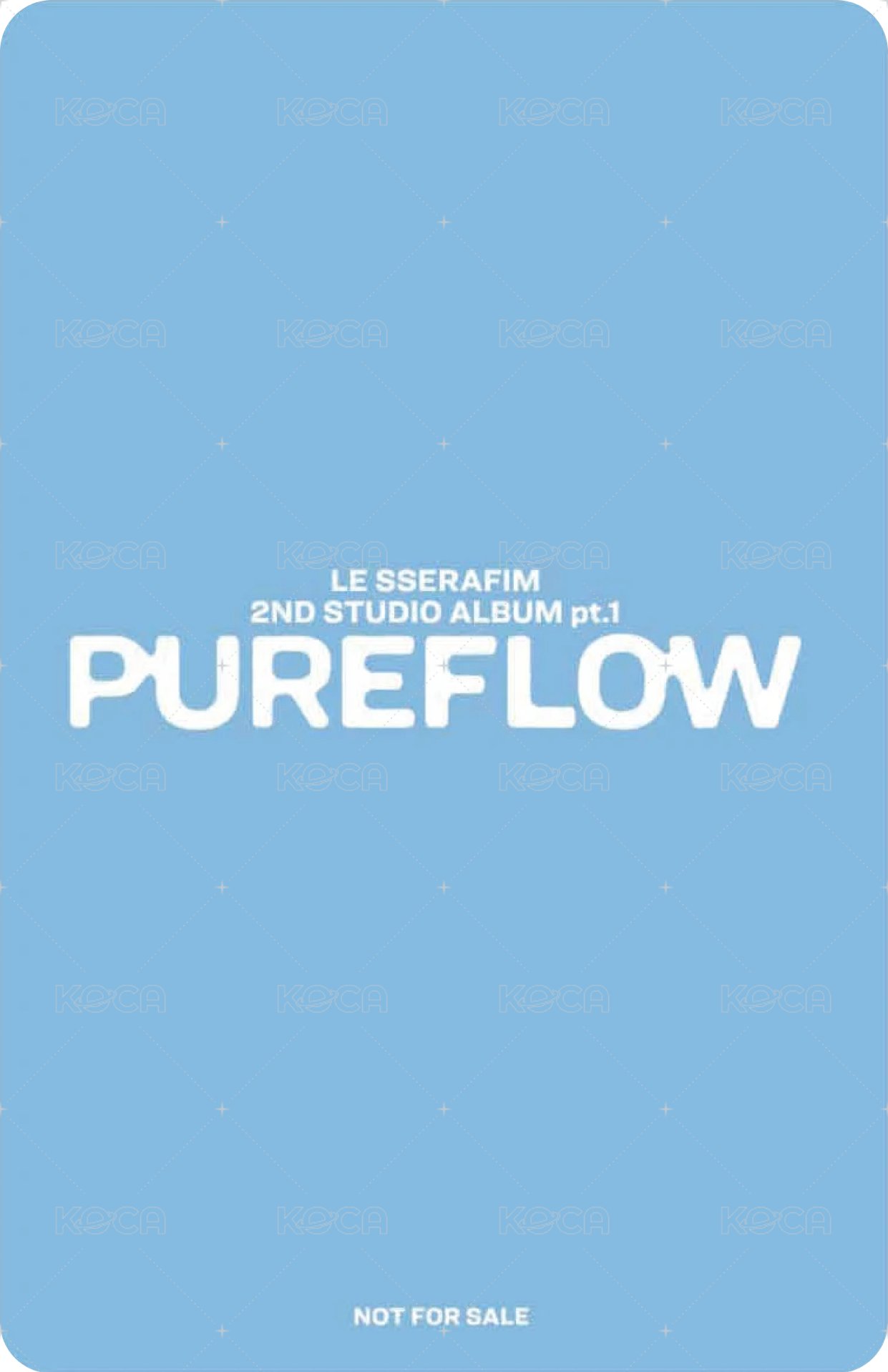 PUREFLOW hmv 特典卡  背面