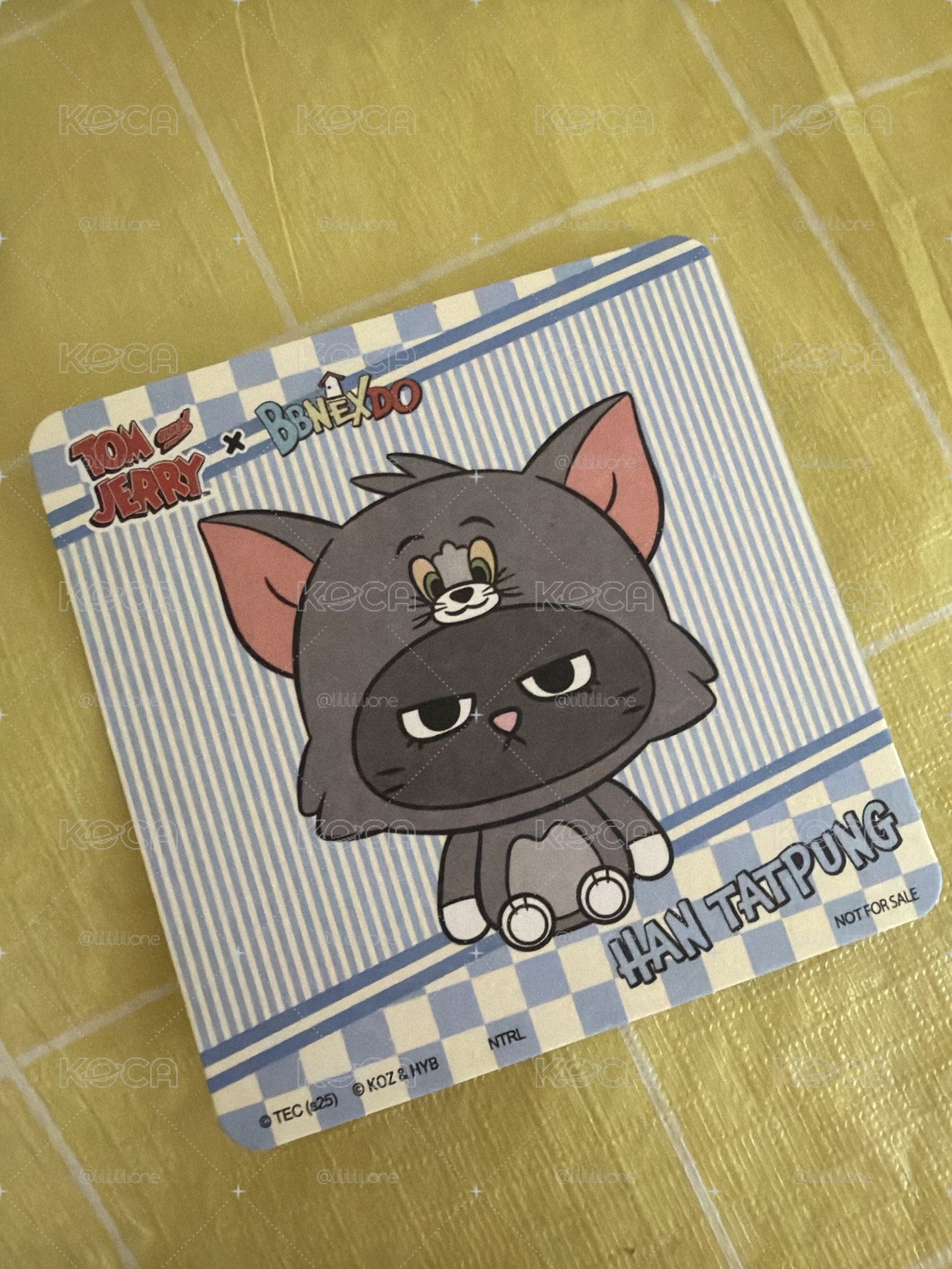 泰豐 Tom & Jerry 聯名 快閃咖啡廳 杯墊 
