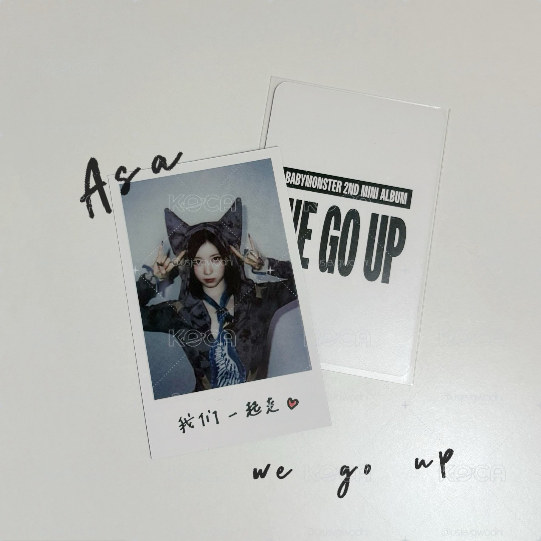 WE GO UP wvs 角中區預售特典卡 中背