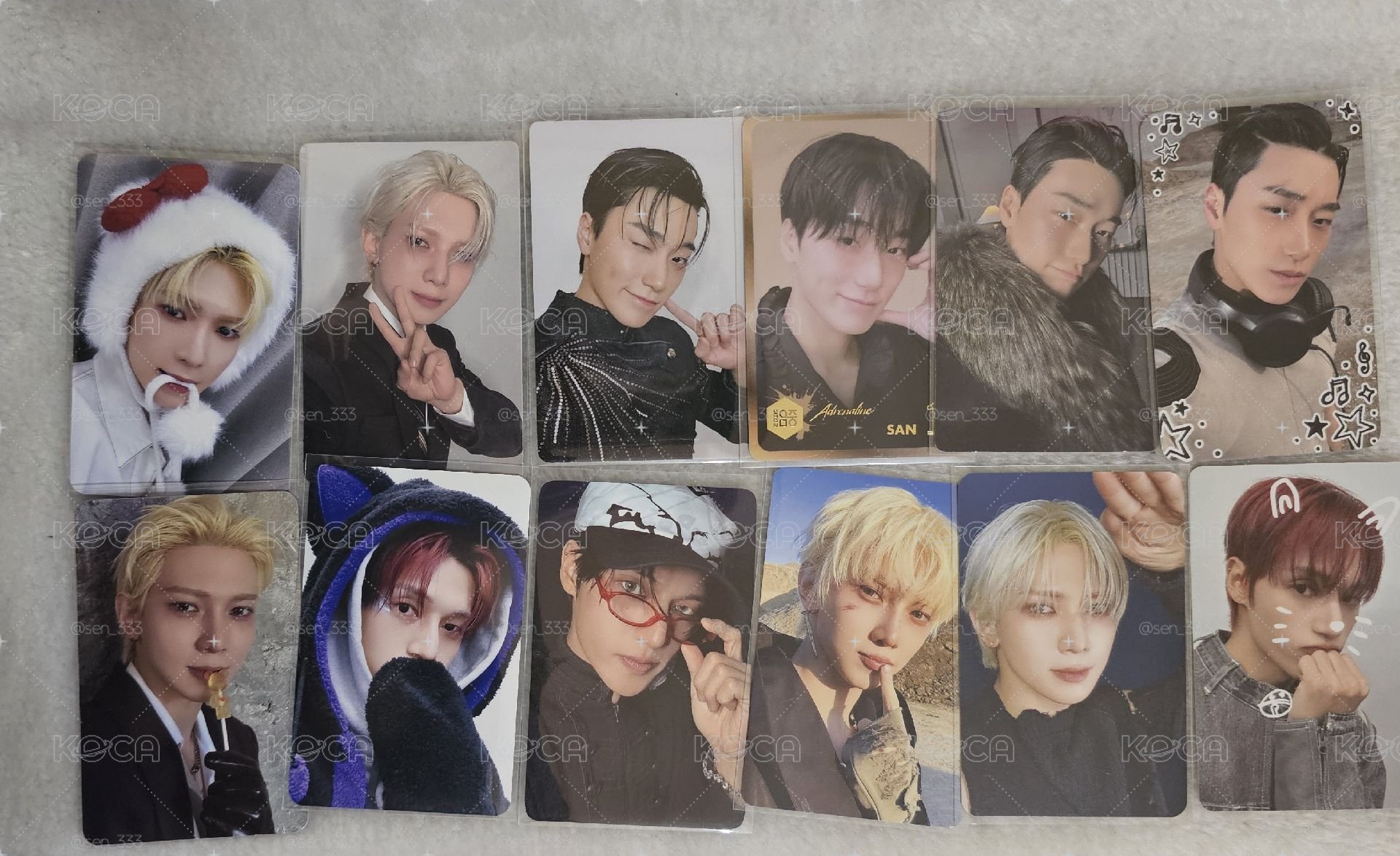 ⭕ATEEZ 傘榮尚 盤出賣場 包含7張特典 + 專卡 / 公放卡 / 周邊卡