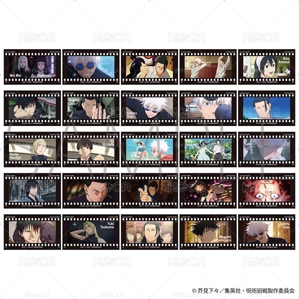 movic 咒術迴戰 膠卷風格透卡 第2彈 -懷玉・玉折-🎞️