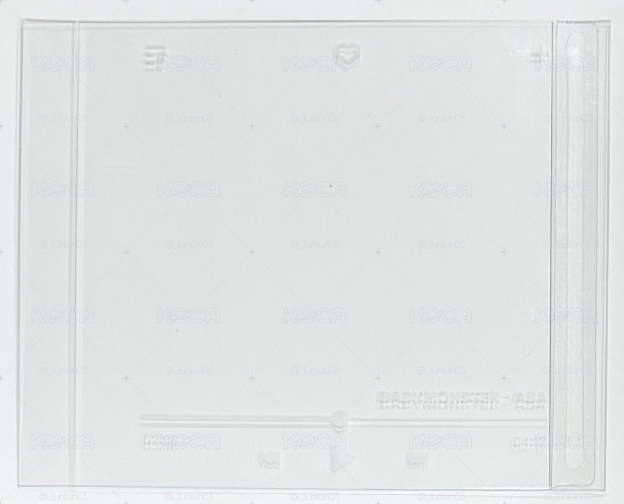 單封收納盒 播放器版角