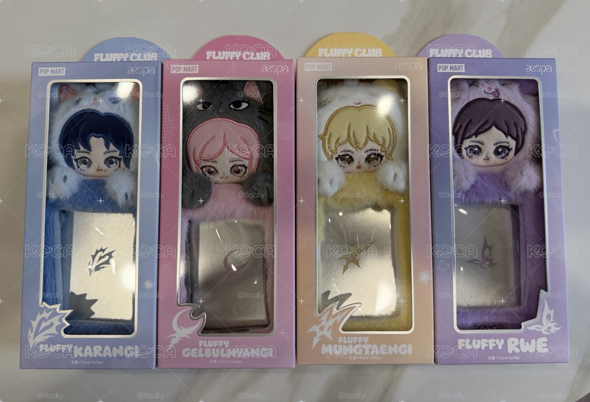 pop mart X aespa 卡套