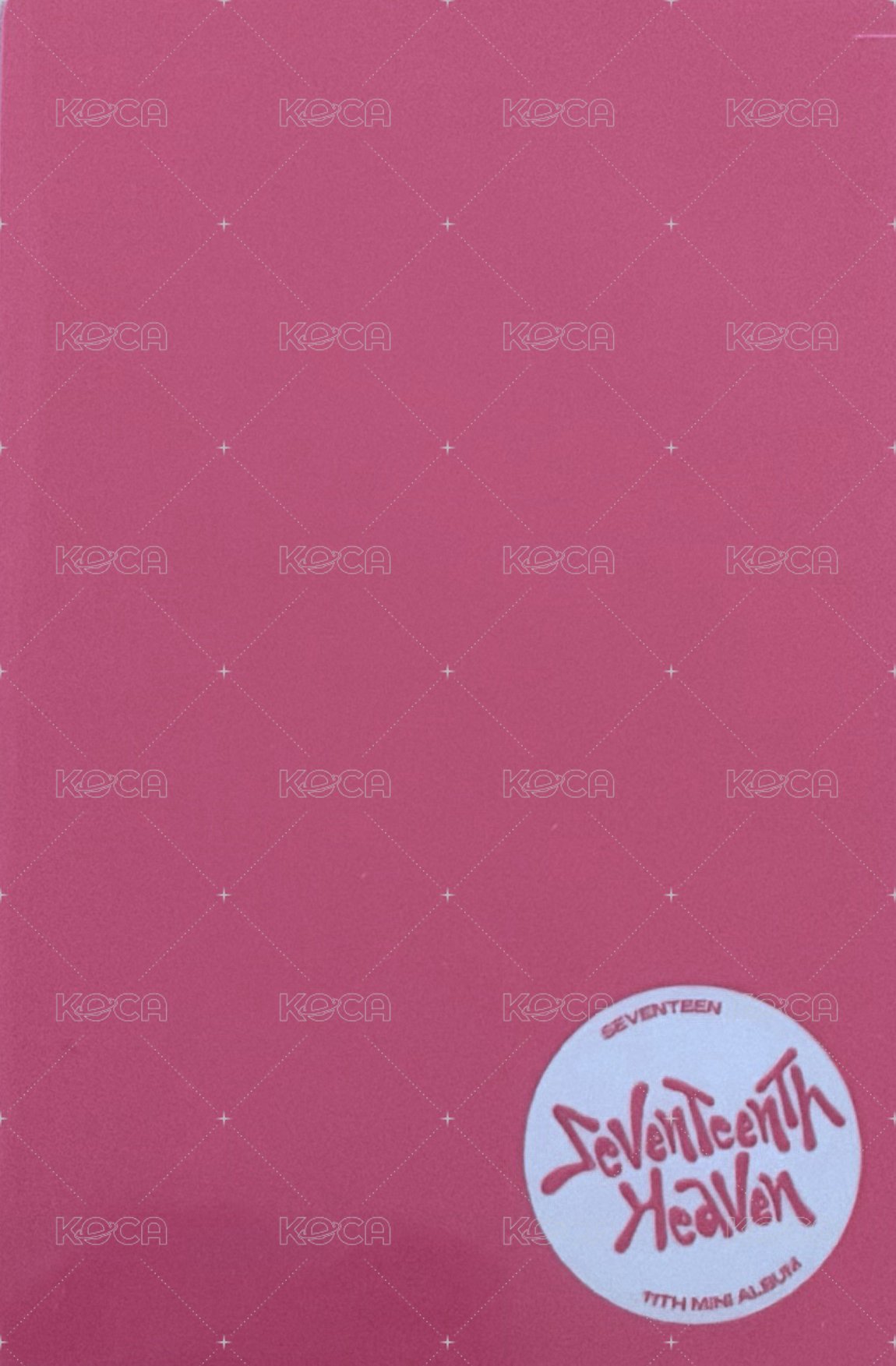 MINI11 target 特典卡  背面