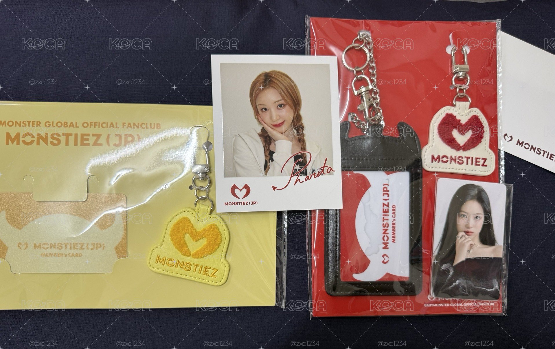 Babymonster 日本FC會員禮卡 賢+塔
