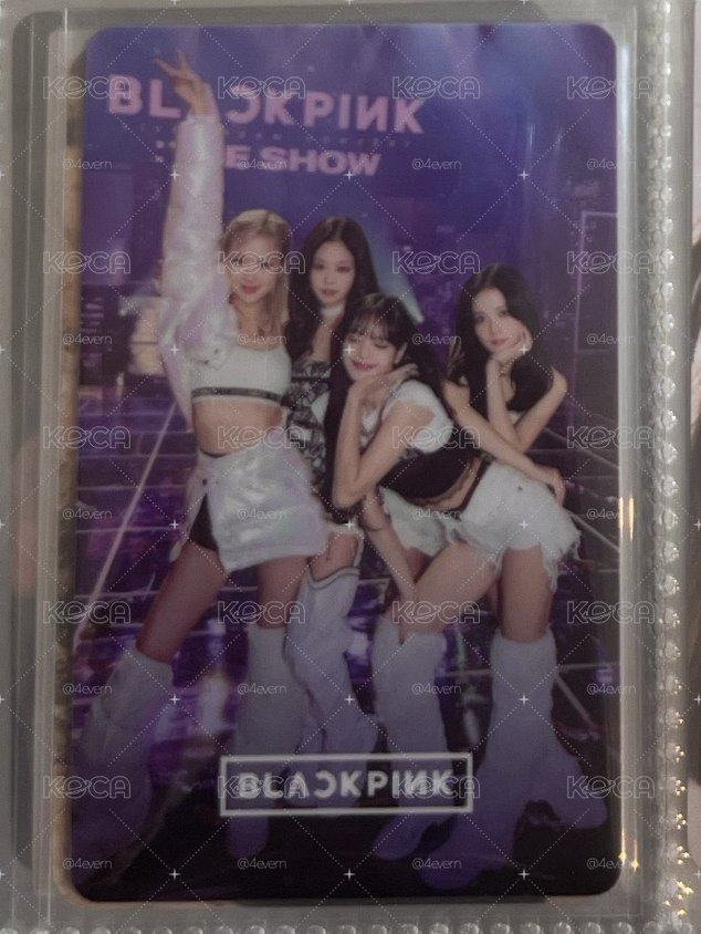 blackpink 團體bc銀行卡
