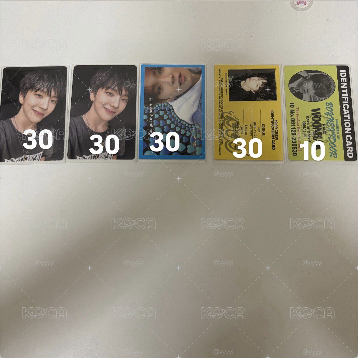 退坑出BOYNEXTDOOR小卡抱枕會員禮
