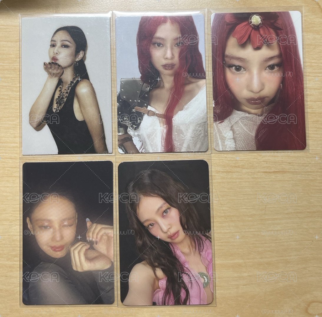 退坑售 BLACKPINK JENNIE 金珍妮 專卡 特典卡