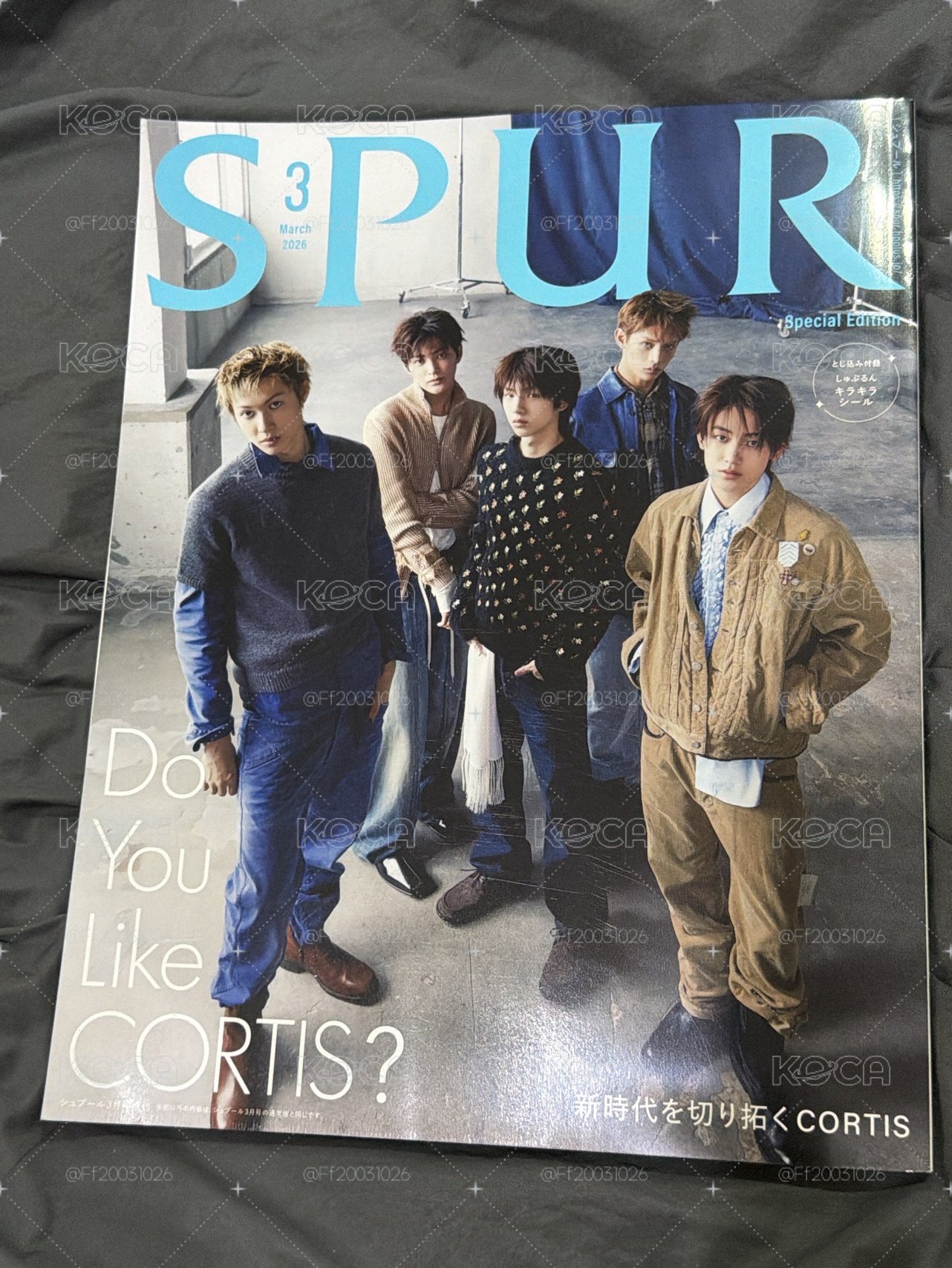 spur 2026 cortis封面雜誌