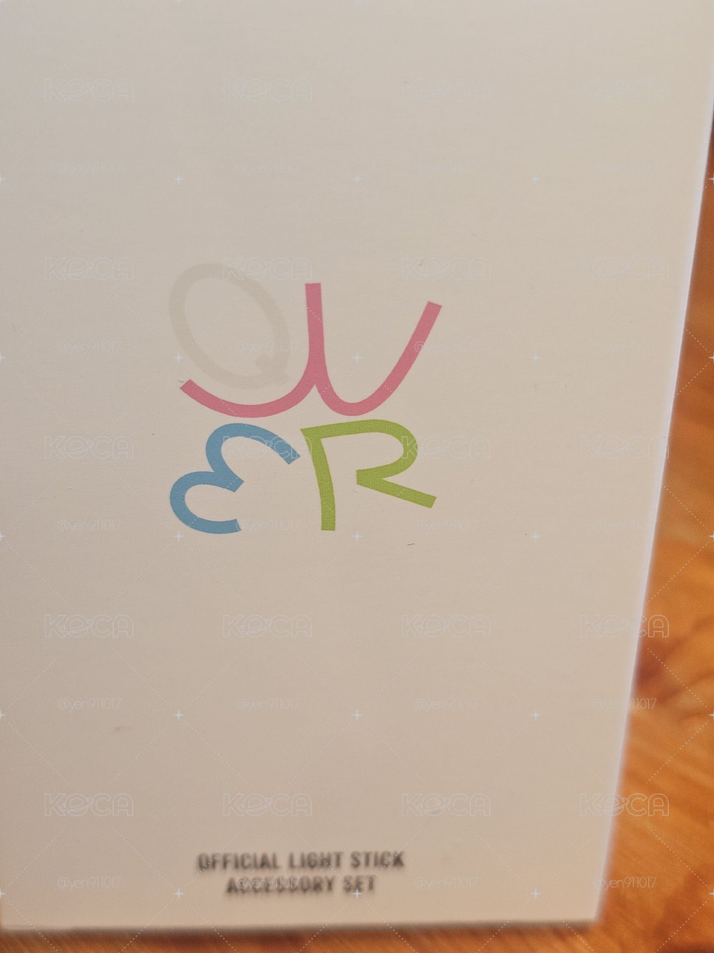 qwer 手燈裝飾