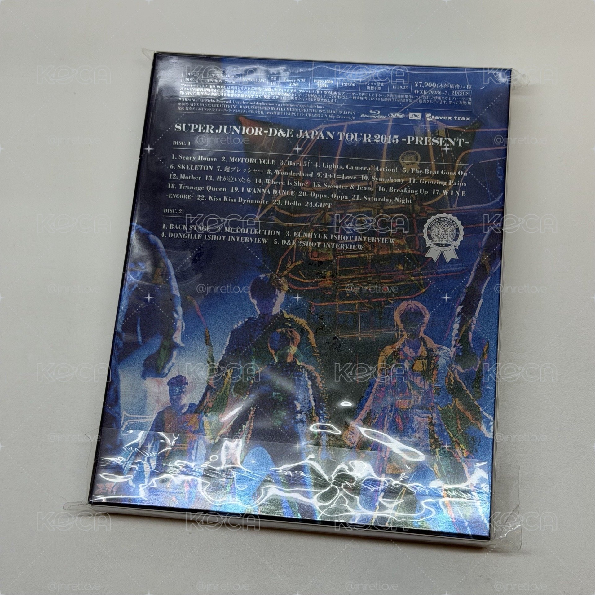 SJ D&E 2015 日本演唱會藍光DVD