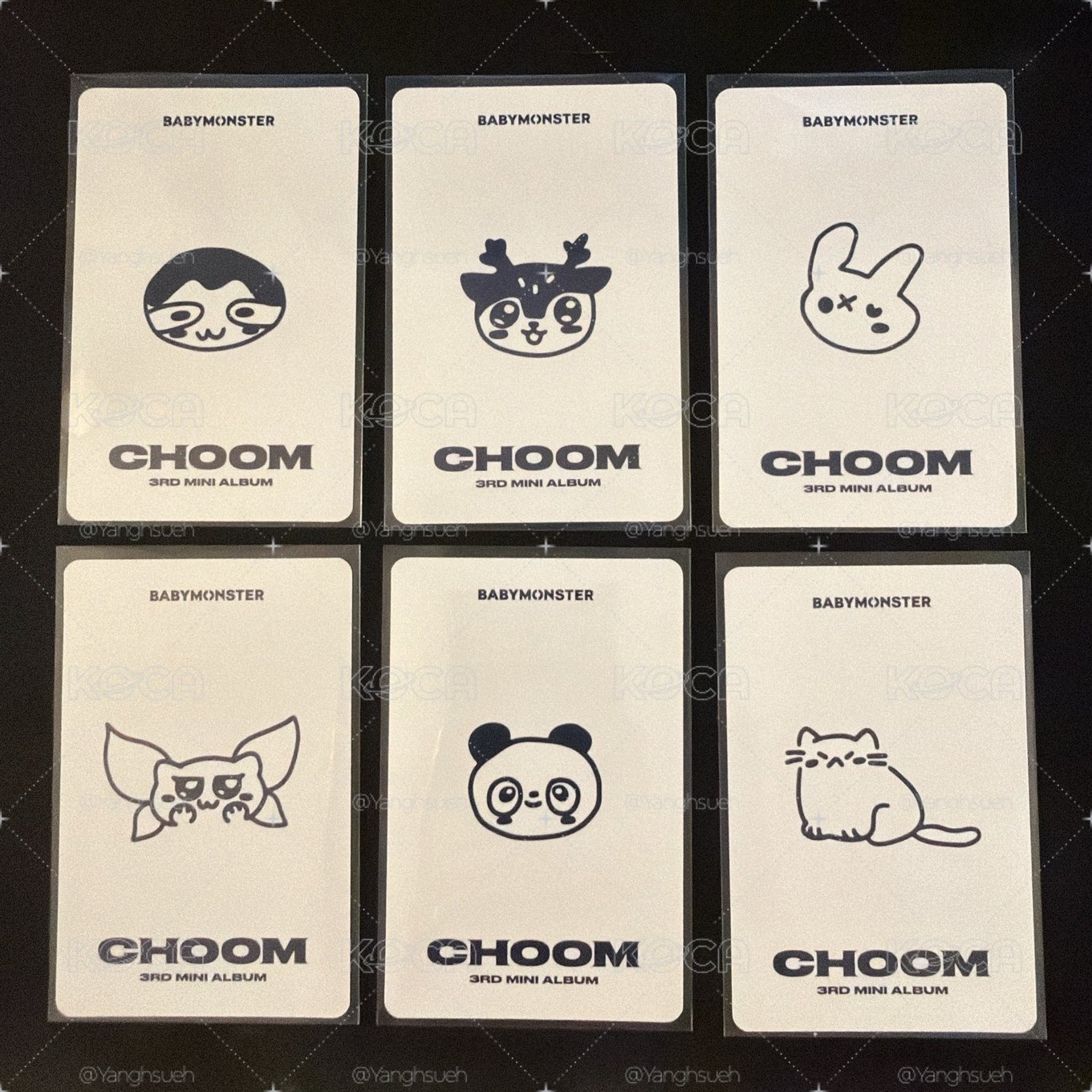 （現貨）춤 (CHOOM) 全通路 單封預售禮 特典卡  一套
